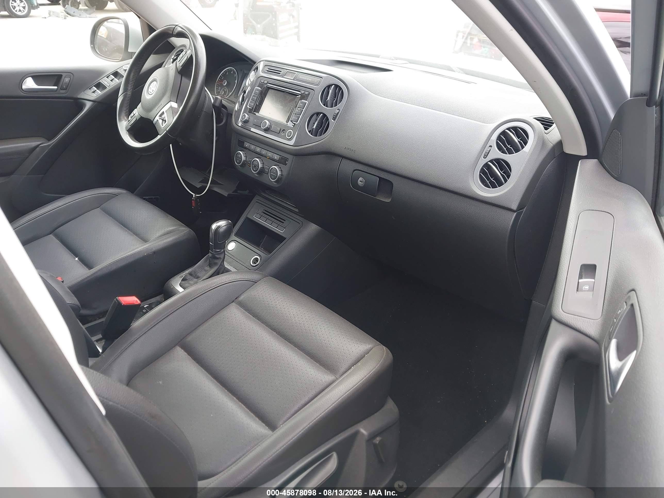 2014 Volkswagen Tiguan Sel Silver vin: WVGAV3AX7EW591723