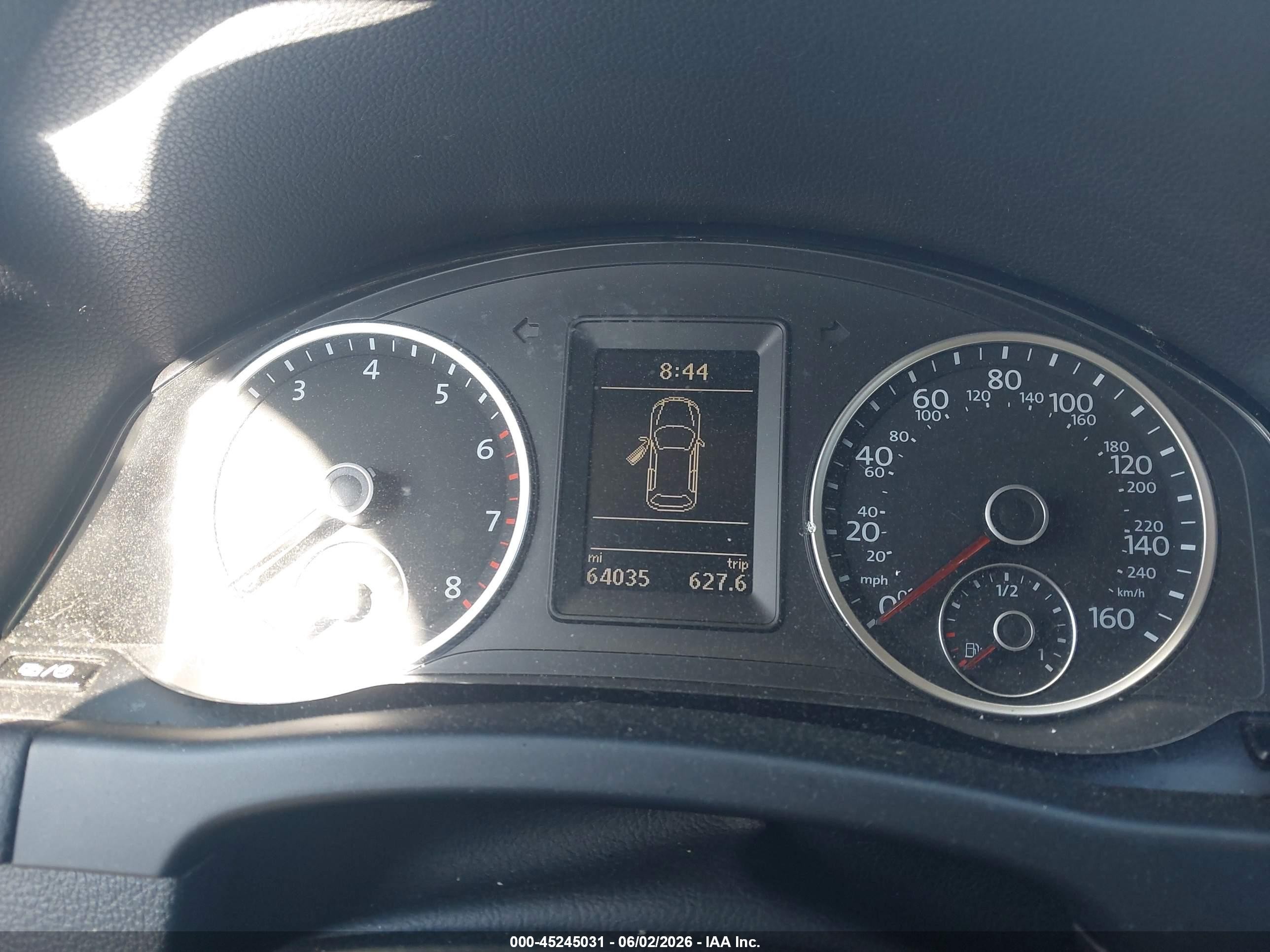 2014 Volkswagen Tiguan S Gray vin: WVGAV3AX7EW600288
