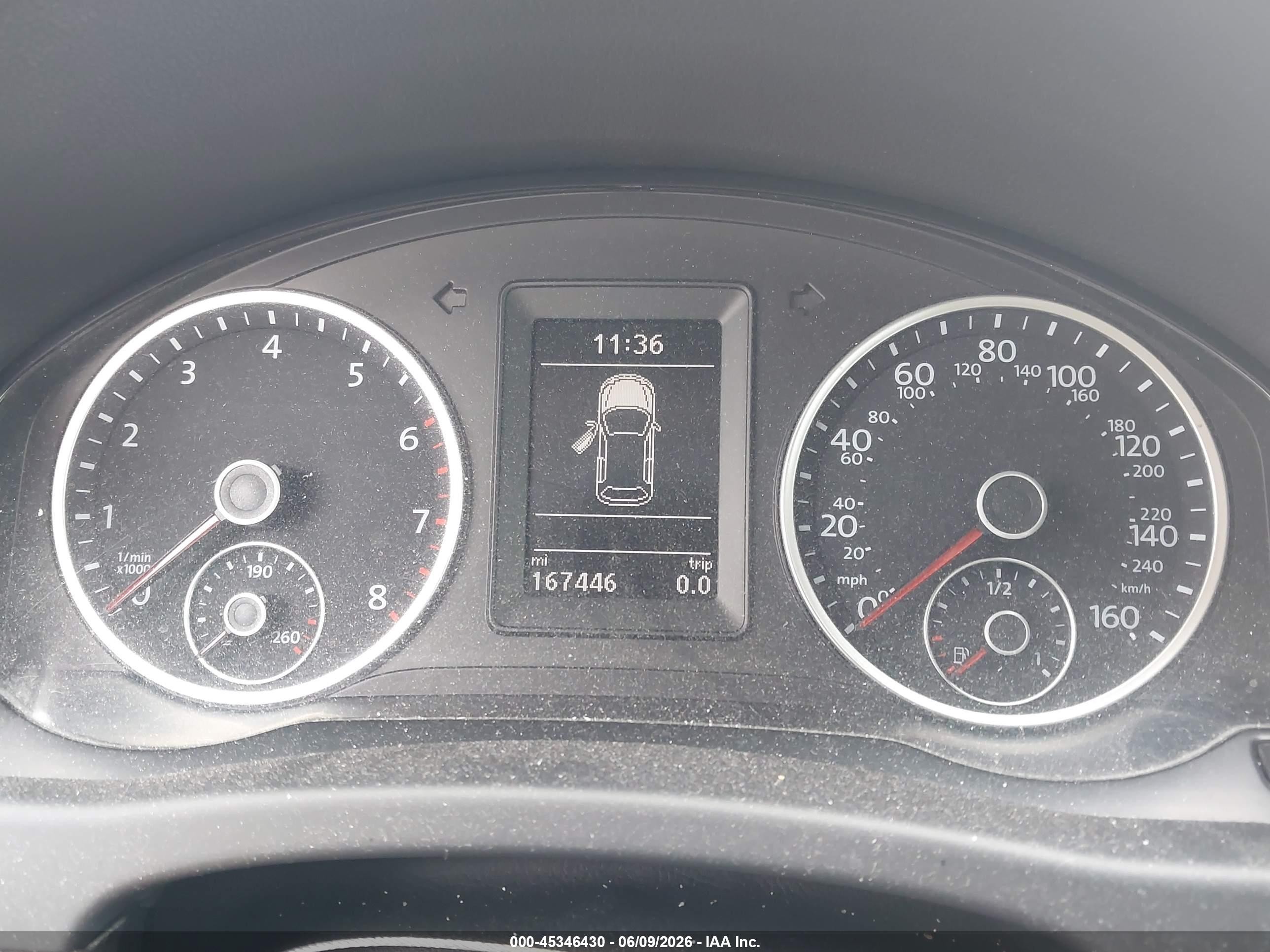 2014 Volkswagen Tiguan S Gray vin: WVGAV3AX8EW541087