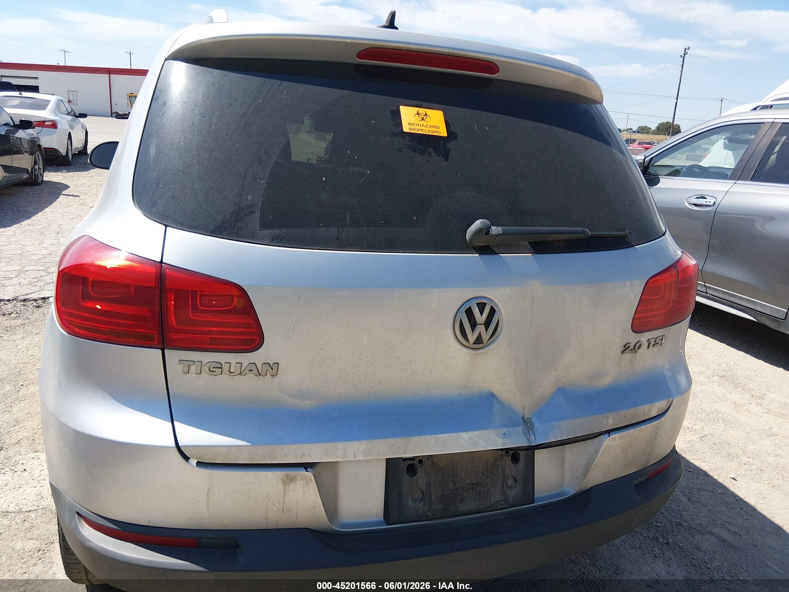 2013 Volkswagen Tiguan Se Silver vin: WVGAV3AX9DW562948