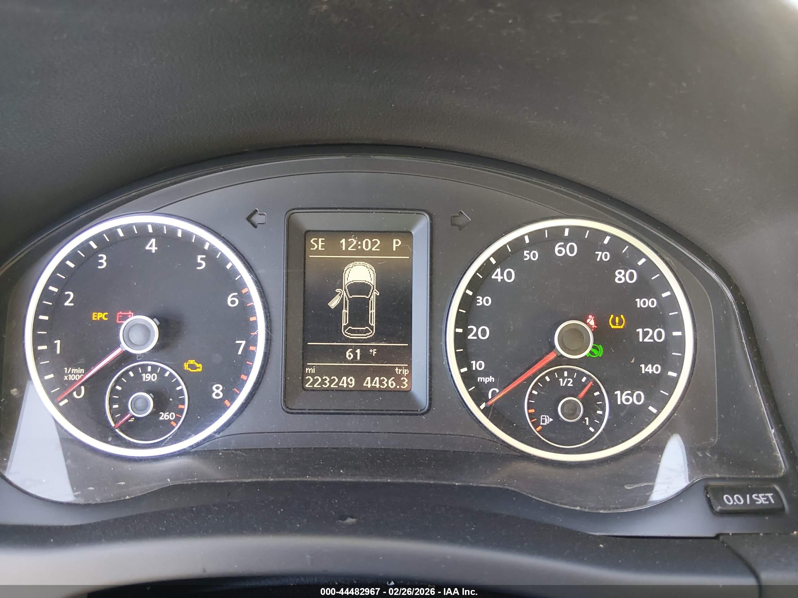 2013 Volkswagen Tiguan Se Black vin: WVGAV3AX9DW608505