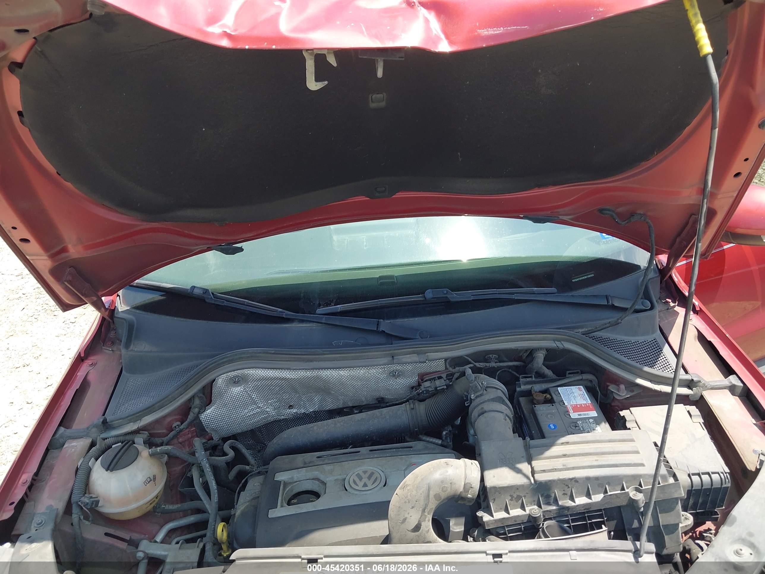 2014 Volkswagen Tiguan Se Maroon vin: WVGAV3AX9EW108569