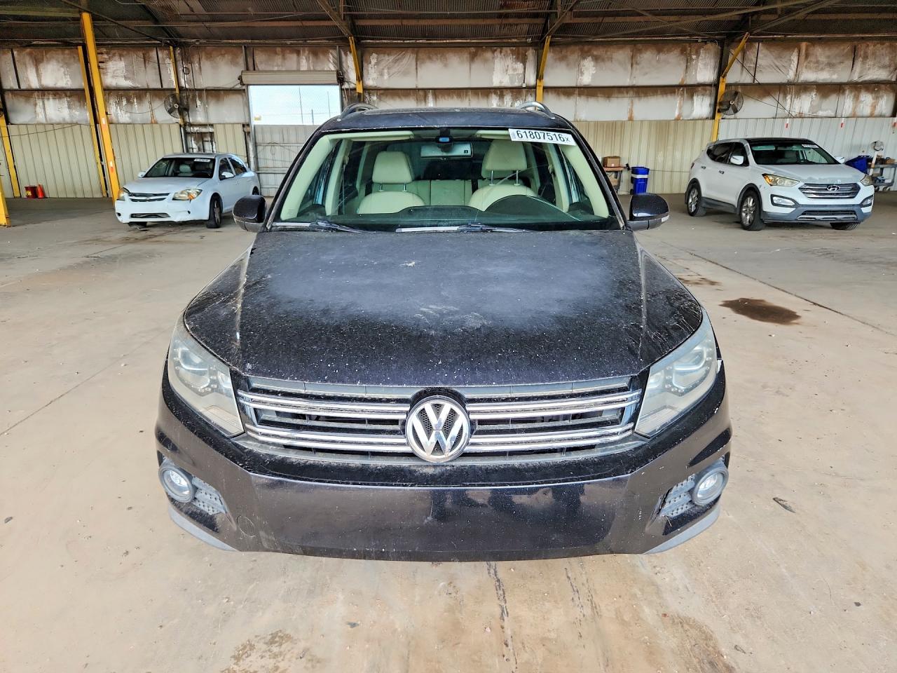 2013 Volkswagen Tiguan S Black vin: WVGAV3AXXDW621716