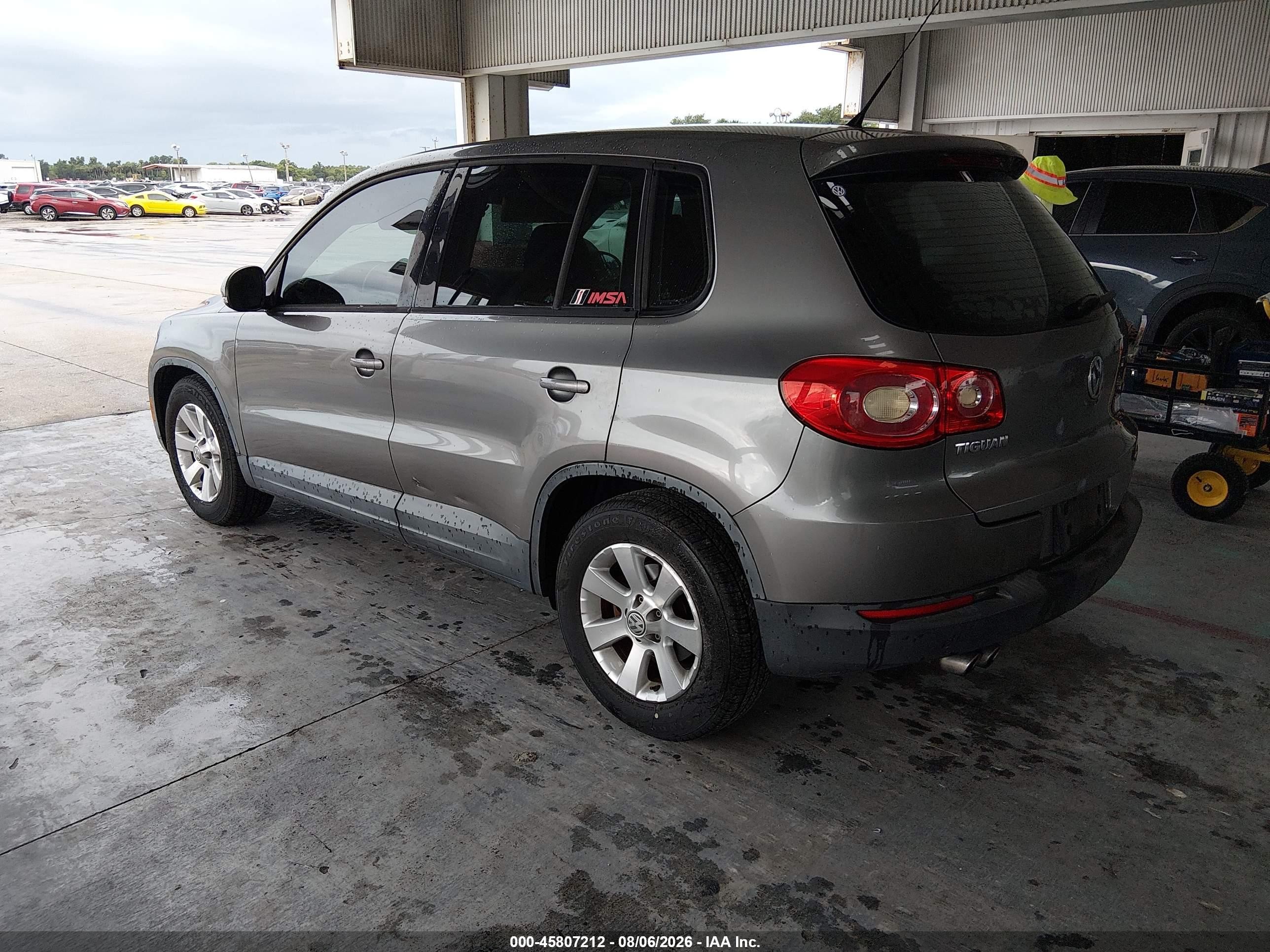 2009 Volkswagen Tiguan S/se/sel Бежевый vin: WVGAV75N09W513029