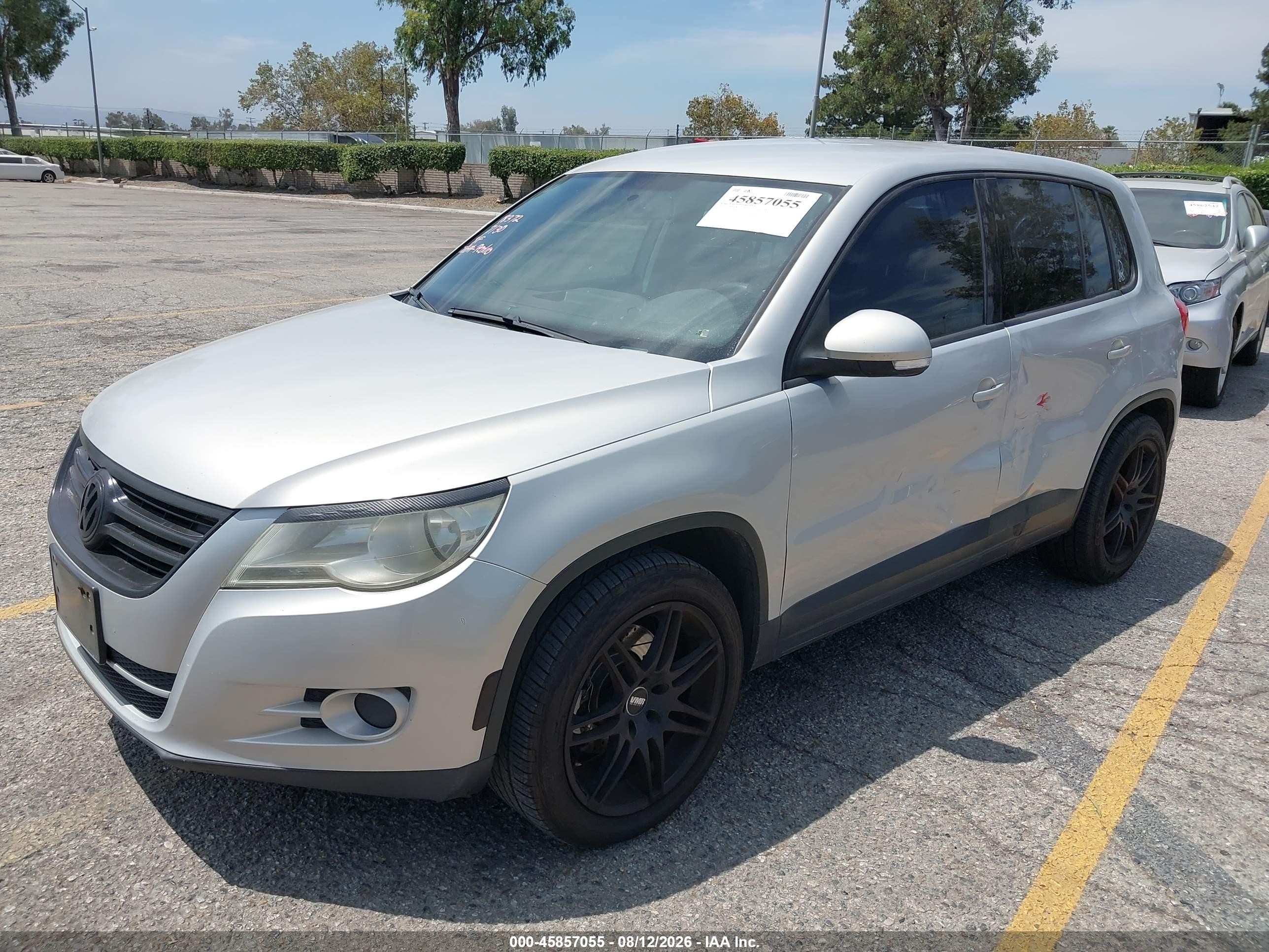 2009 Volkswagen Tiguan S/se/sel Silver vin: WVGAV75N09W516559