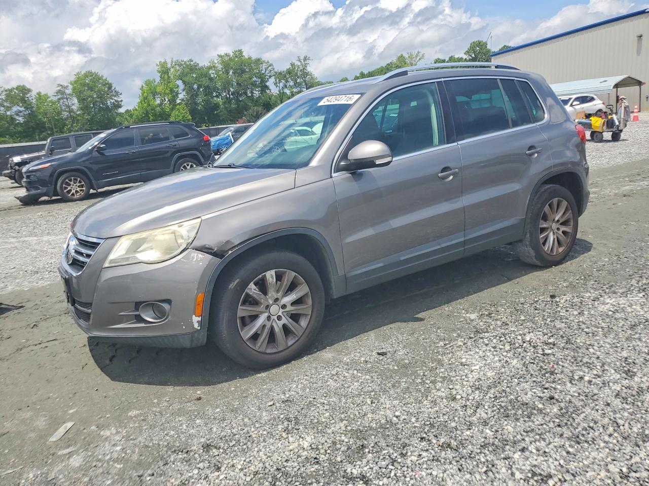 2009 Volkswagen Tiguan S Gray vin: WVGAV75N19W521334