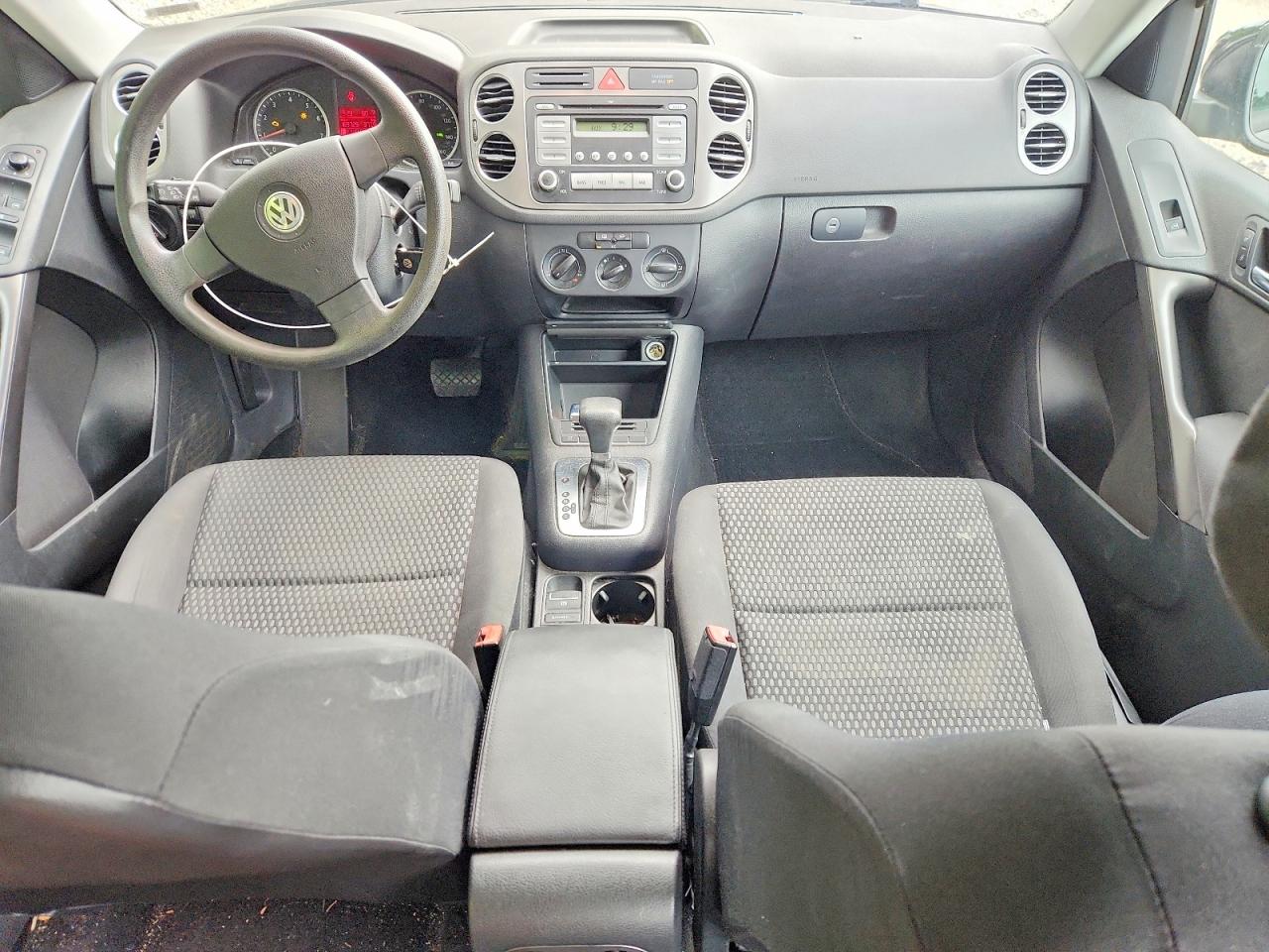 2009 Volkswagen Tiguan S Black vin: WVGAV75N49W512367