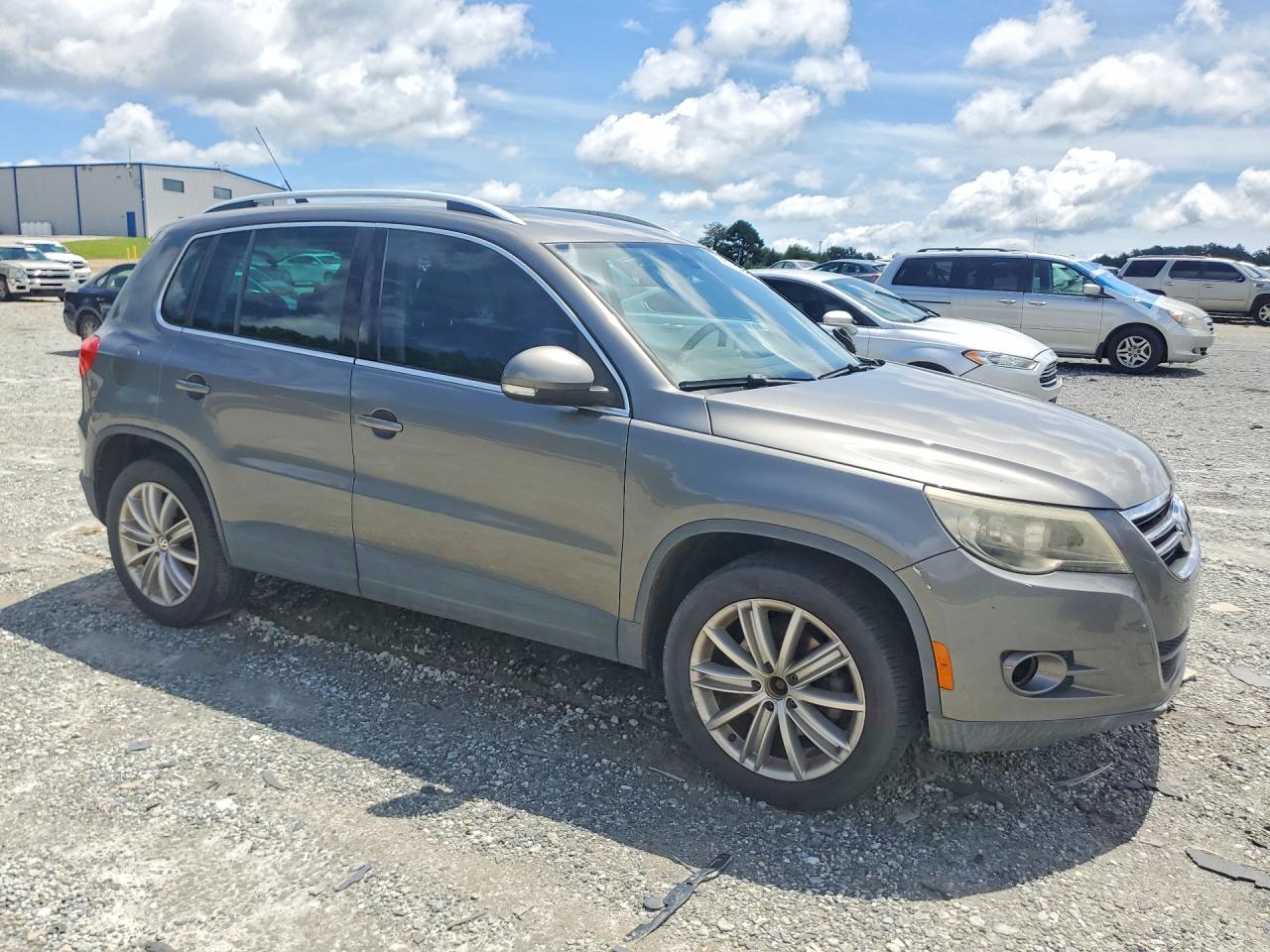 2009 Volkswagen Tiguan S Gray vin: WVGAV75N69W525945