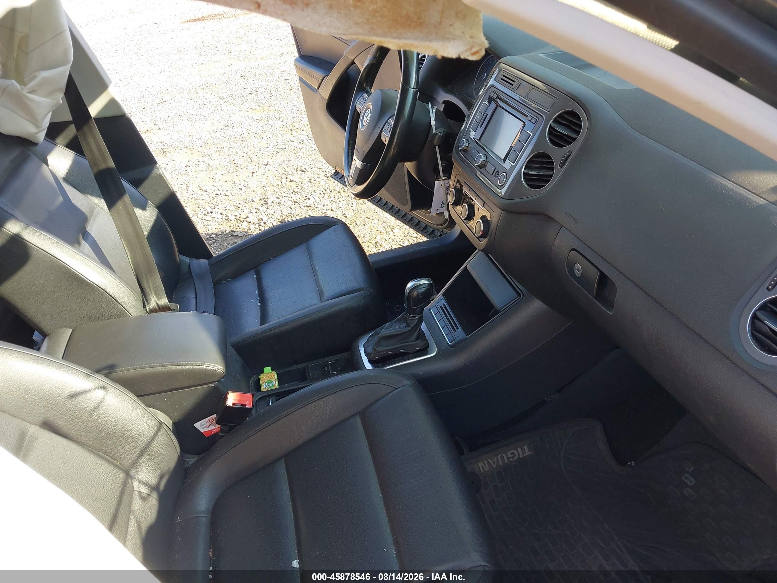 2012 Volkswagen Tiguan Se Gray vin: WVGAV7AX0CW088393