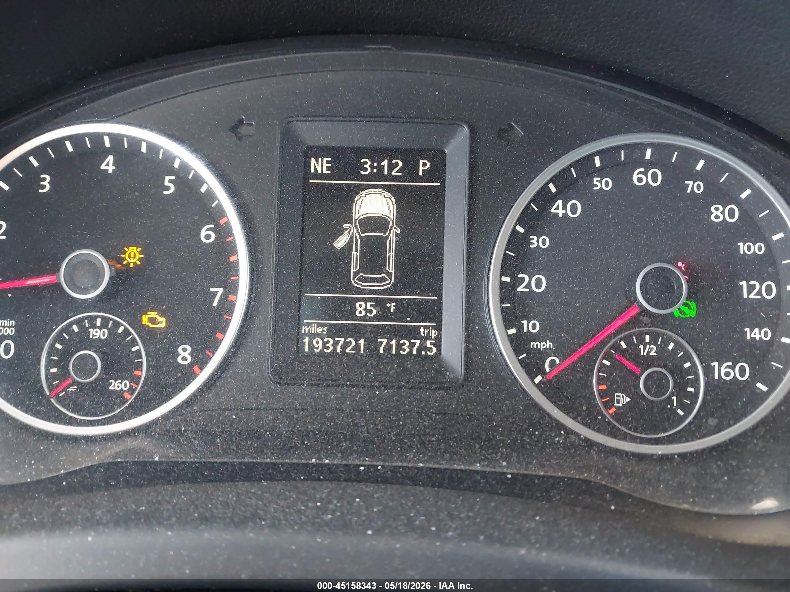 2012 Volkswagen Tiguan Se Gray vin: WVGAV7AX0CW093254