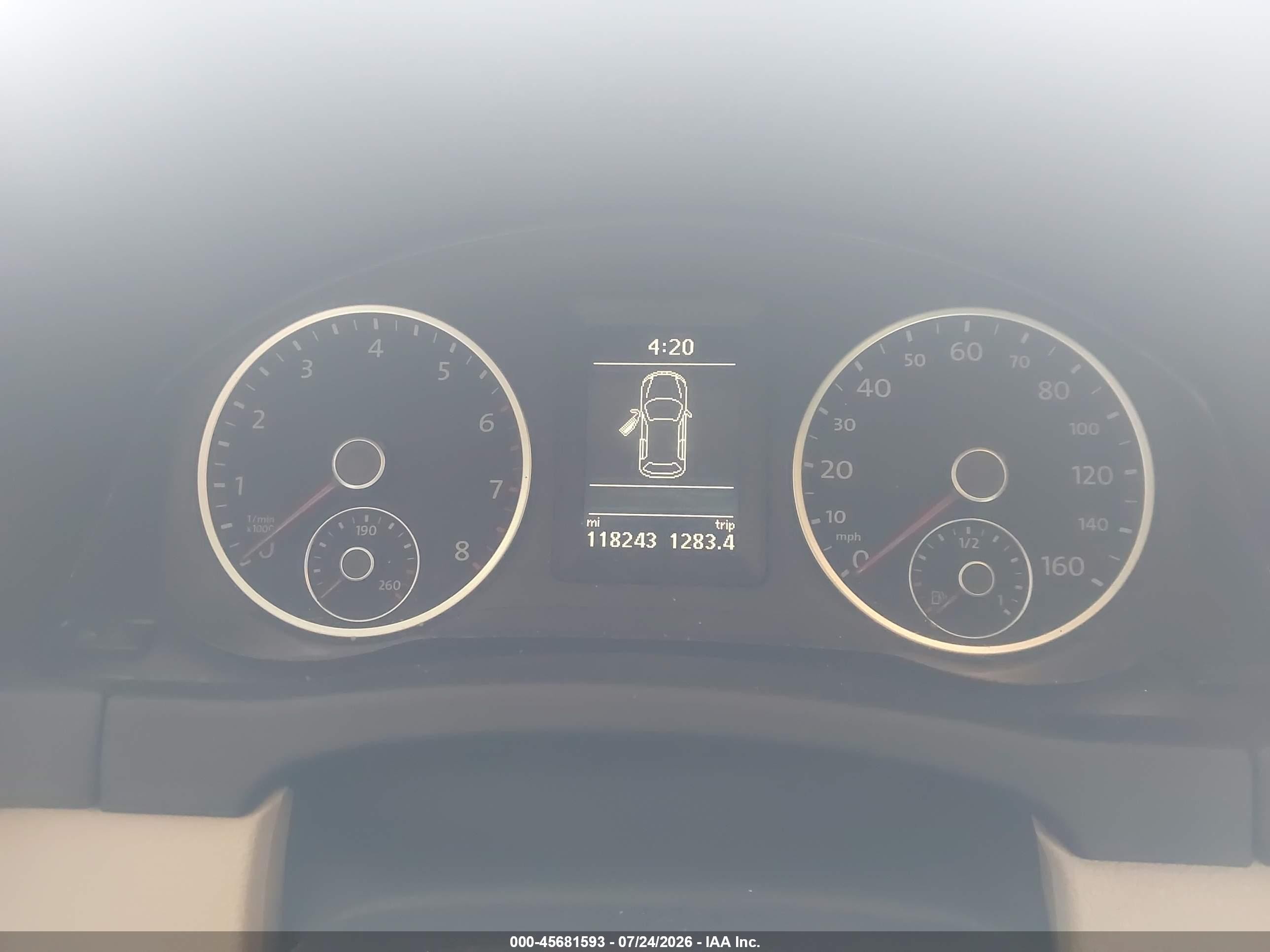 2013 Volkswagen Tiguan Se Серый vin: WVGAV7AX0DW554843
