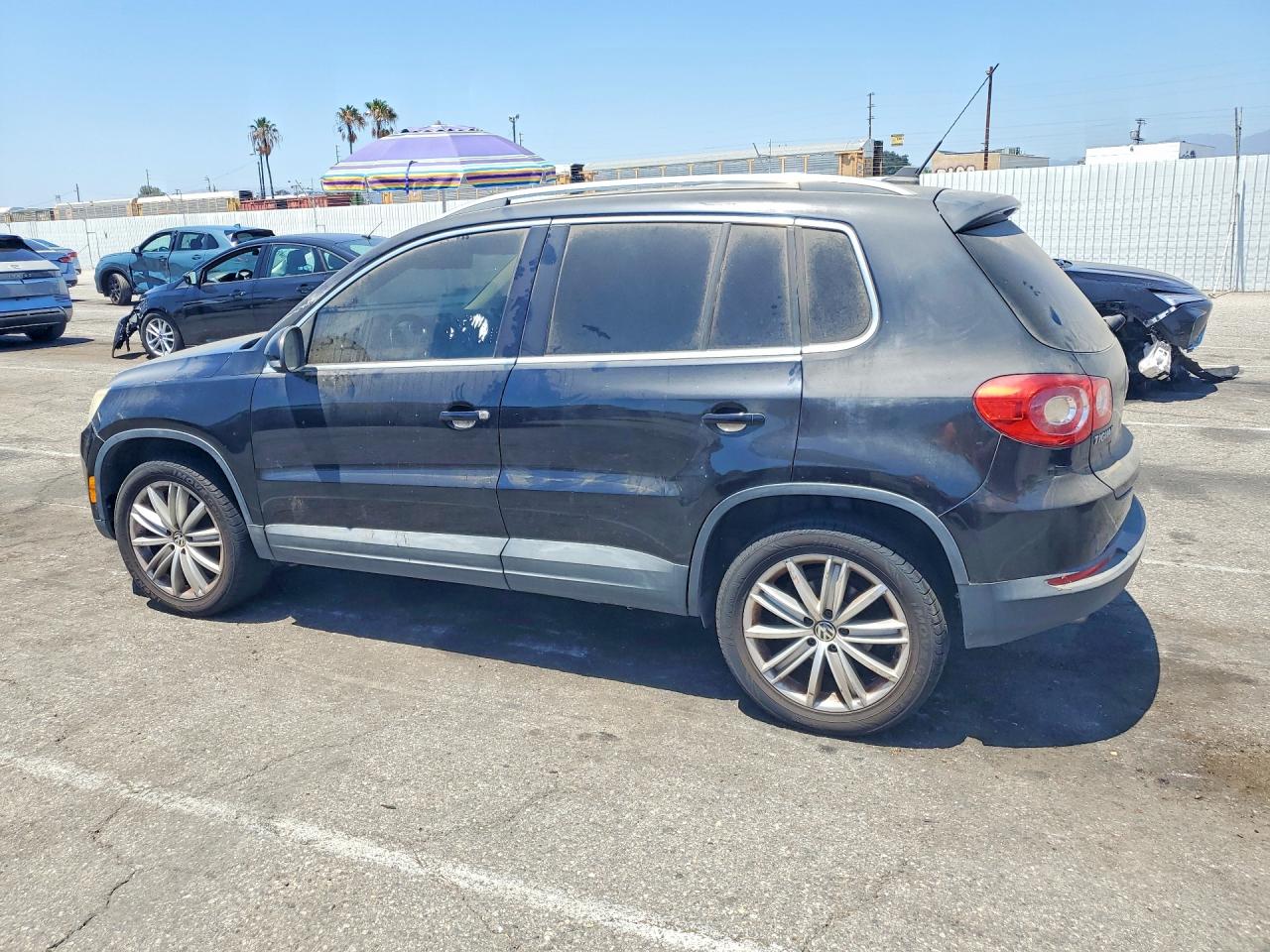 2010 Volkswagen Tiguan S Black vin: WVGAV7AX1AW525167