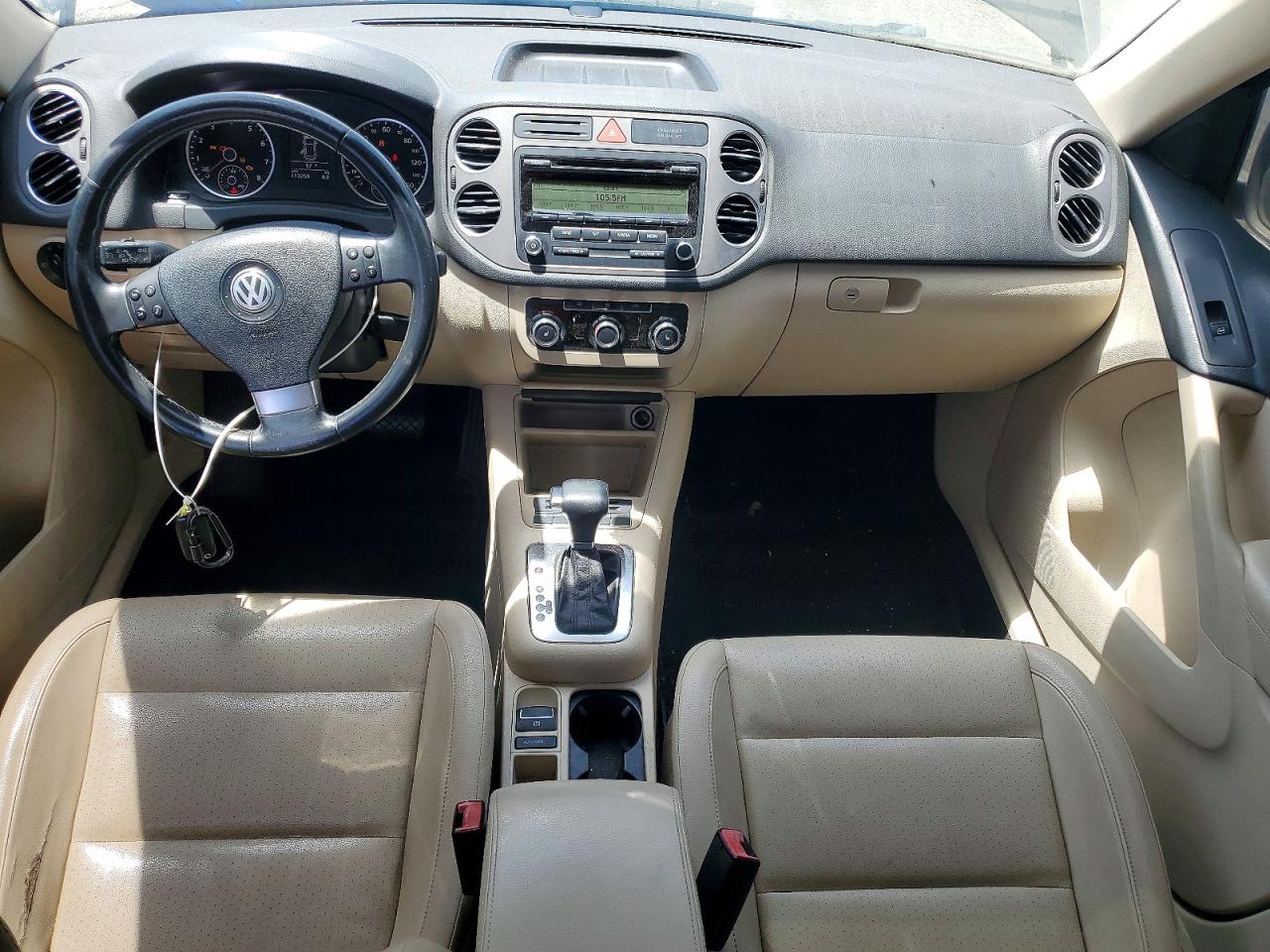 2010 Volkswagen Tiguan S Black vin: WVGAV7AX1AW525167