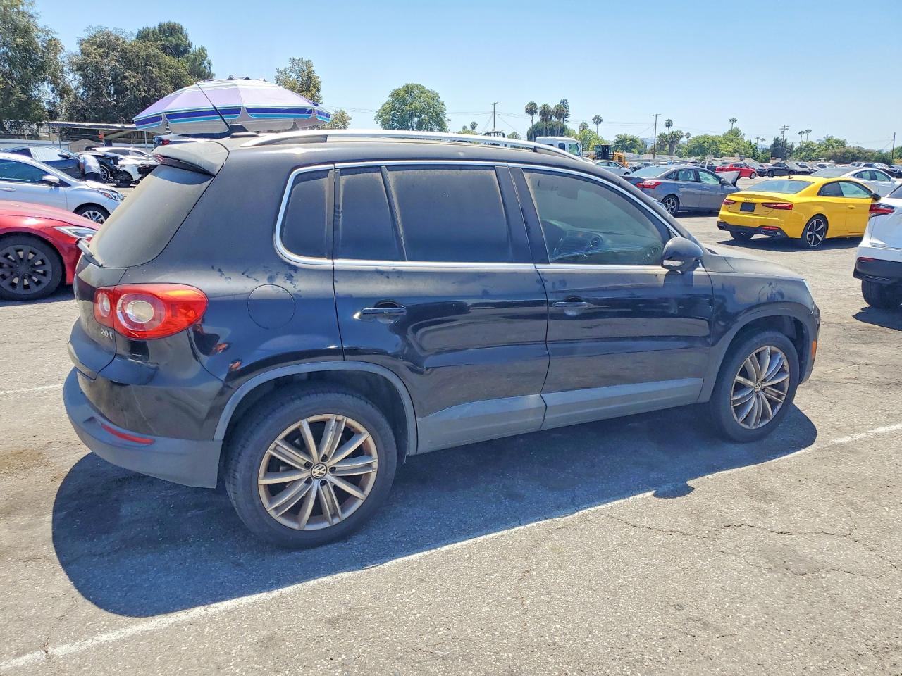 2010 Volkswagen Tiguan S Black vin: WVGAV7AX1AW525167