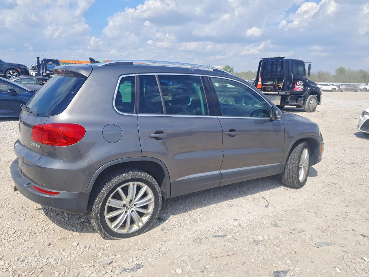 2012 Volkswagen Tiguan S Gray vin: WVGAV7AX1CW002797