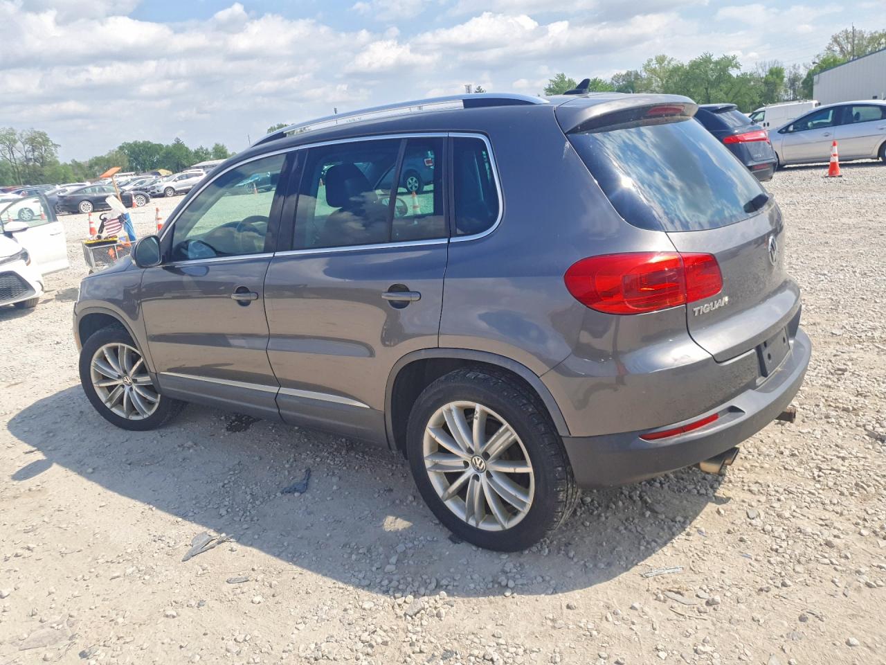 2012 Volkswagen Tiguan S Gray vin: WVGAV7AX1CW002797