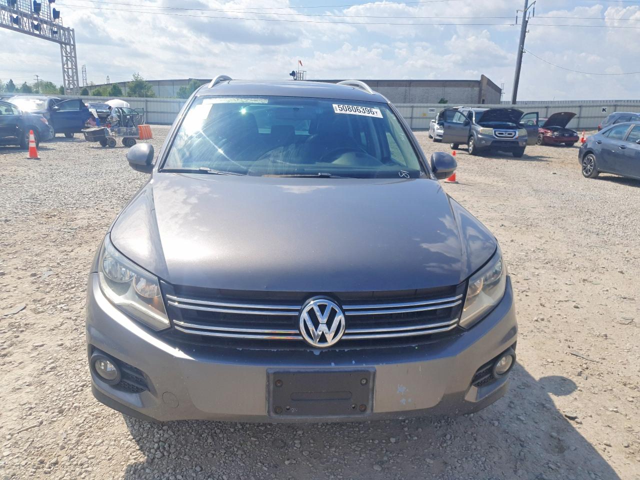 2012 Volkswagen Tiguan S Gray vin: WVGAV7AX1CW002797