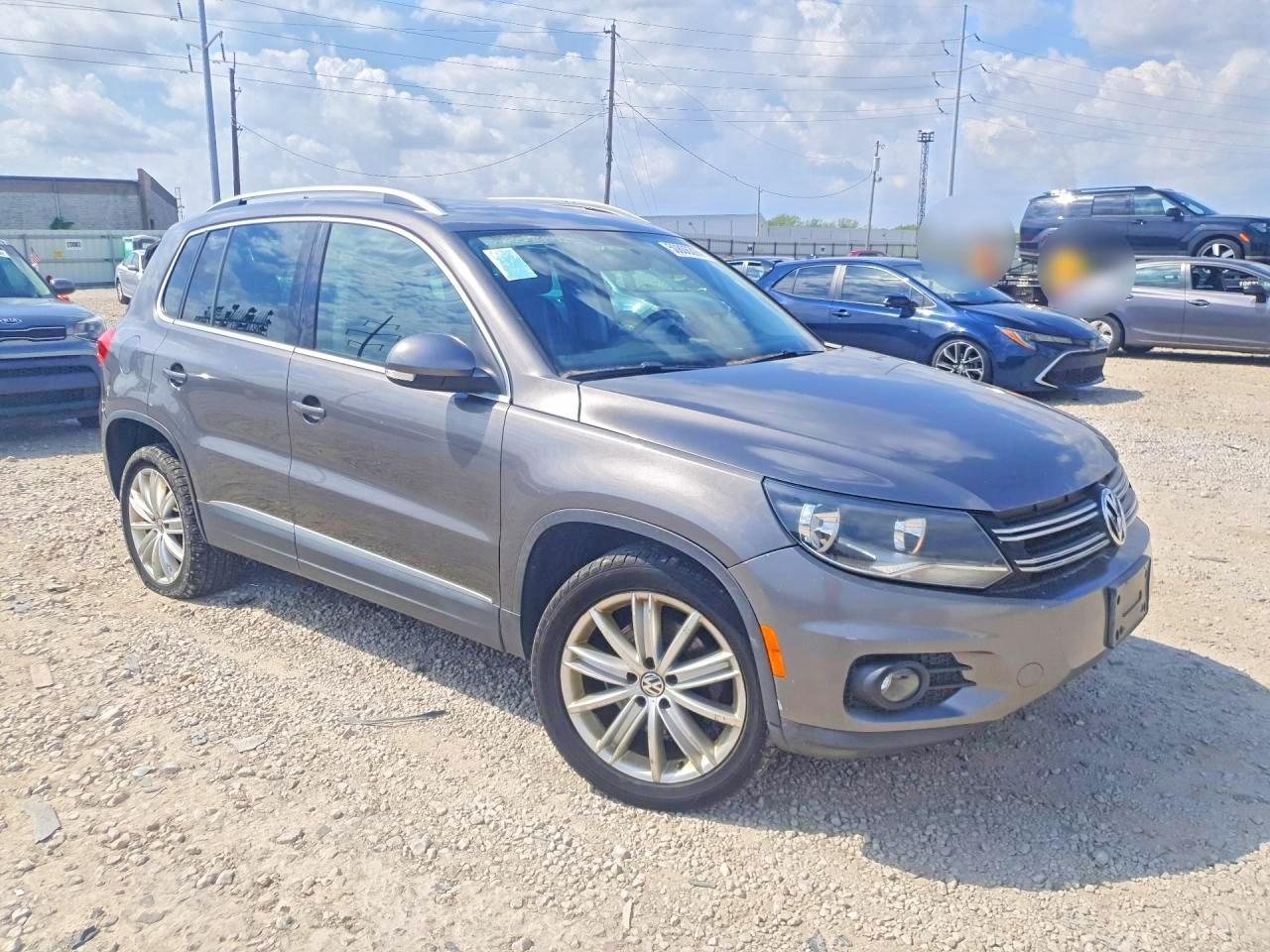 2012 Volkswagen Tiguan S Gray vin: WVGAV7AX1CW002797