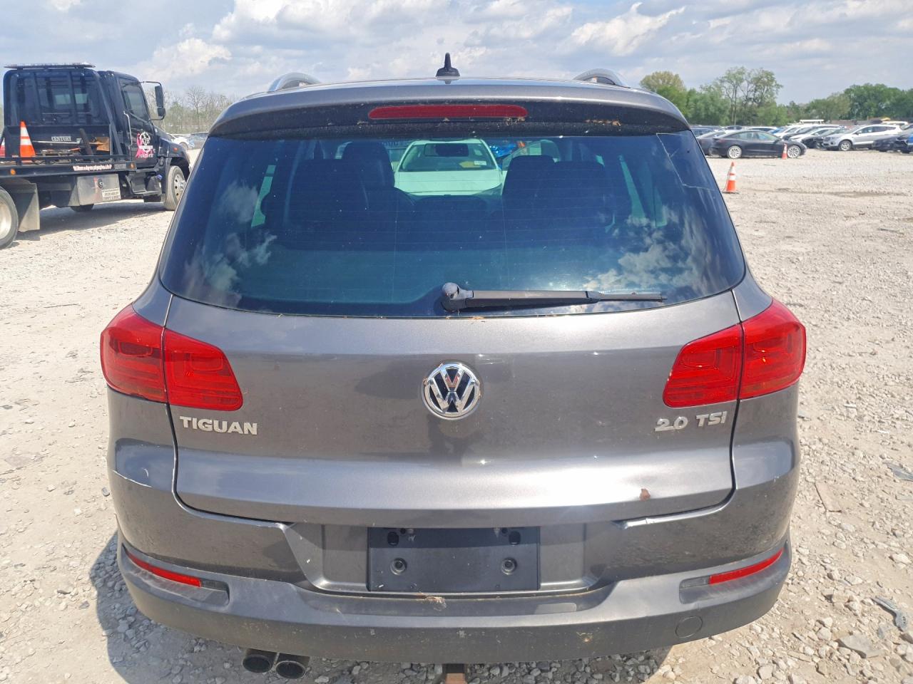 2012 Volkswagen Tiguan S Gray vin: WVGAV7AX1CW002797