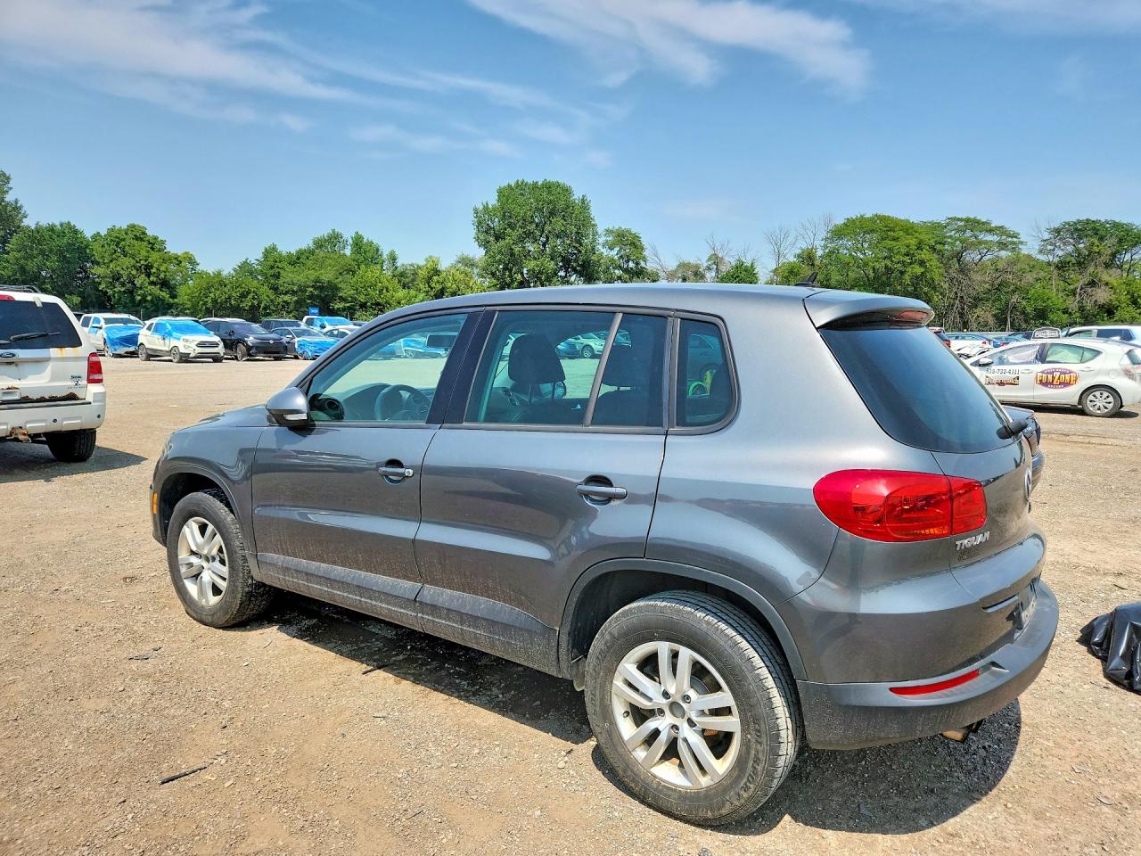 2012 Volkswagen Tiguan S Gray vin: WVGAV7AX1CW004999