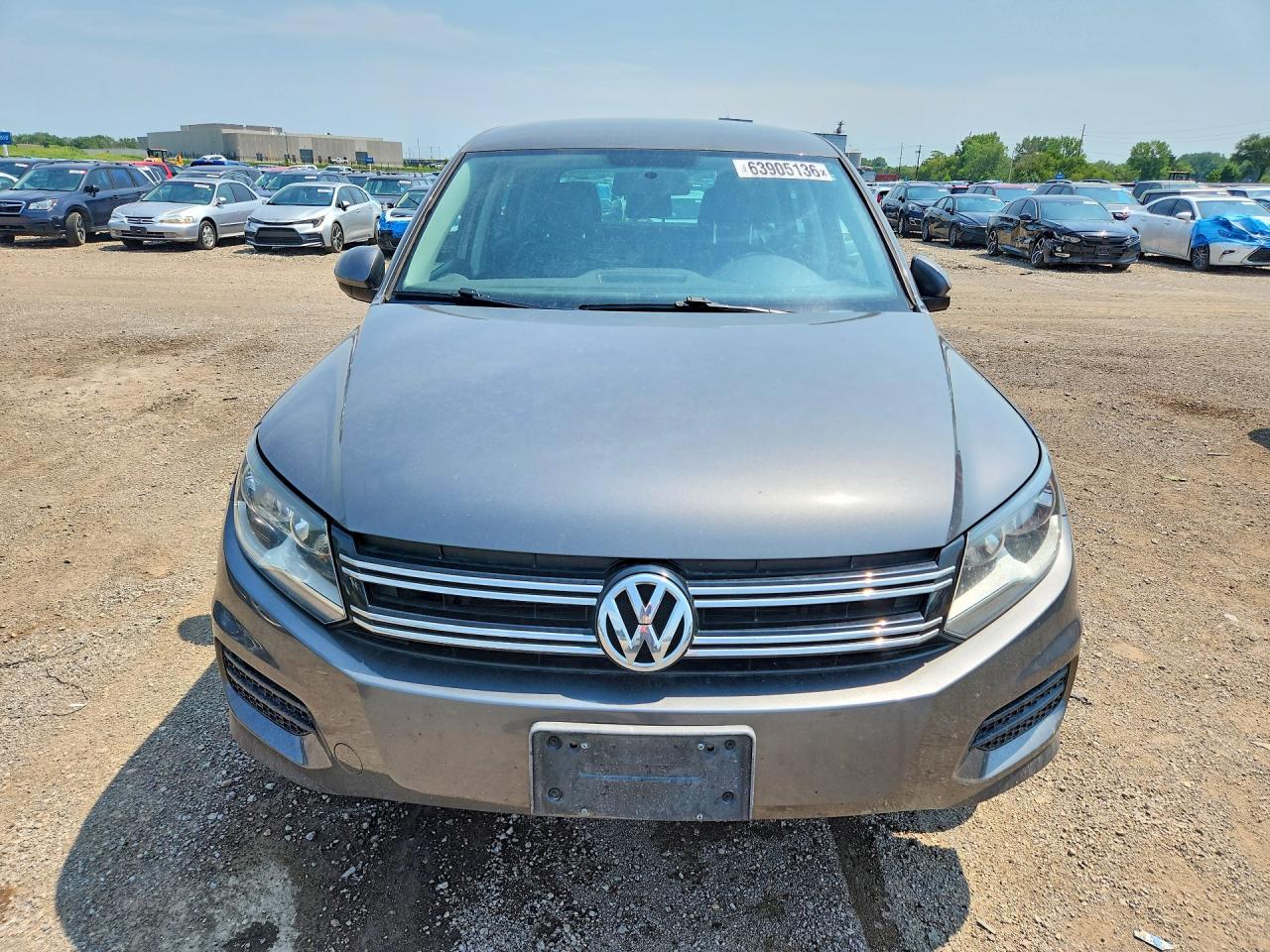 2012 Volkswagen Tiguan S Gray vin: WVGAV7AX1CW004999