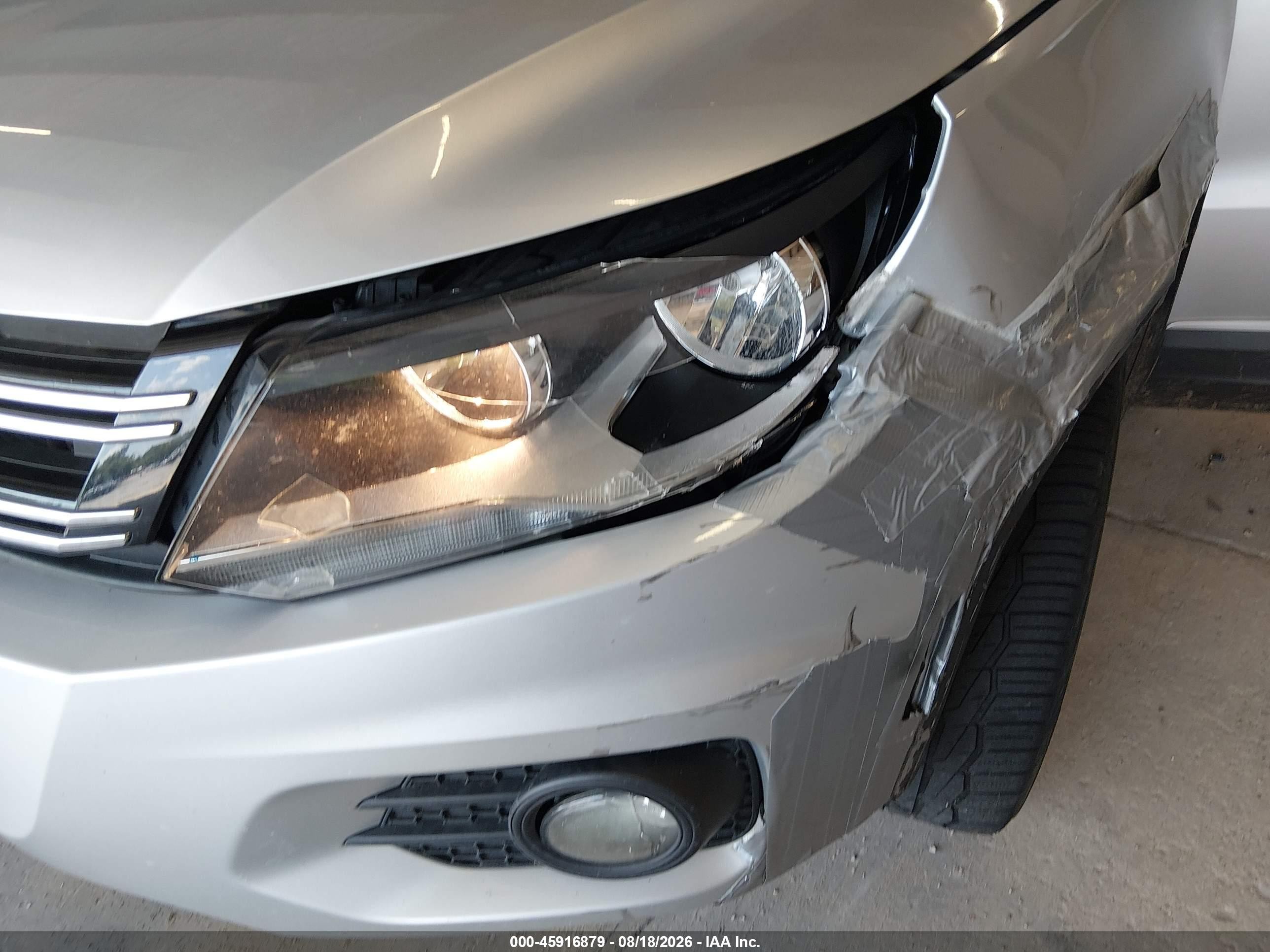 2012 Volkswagen Tiguan Se Silver vin: WVGAV7AX1CW532848
