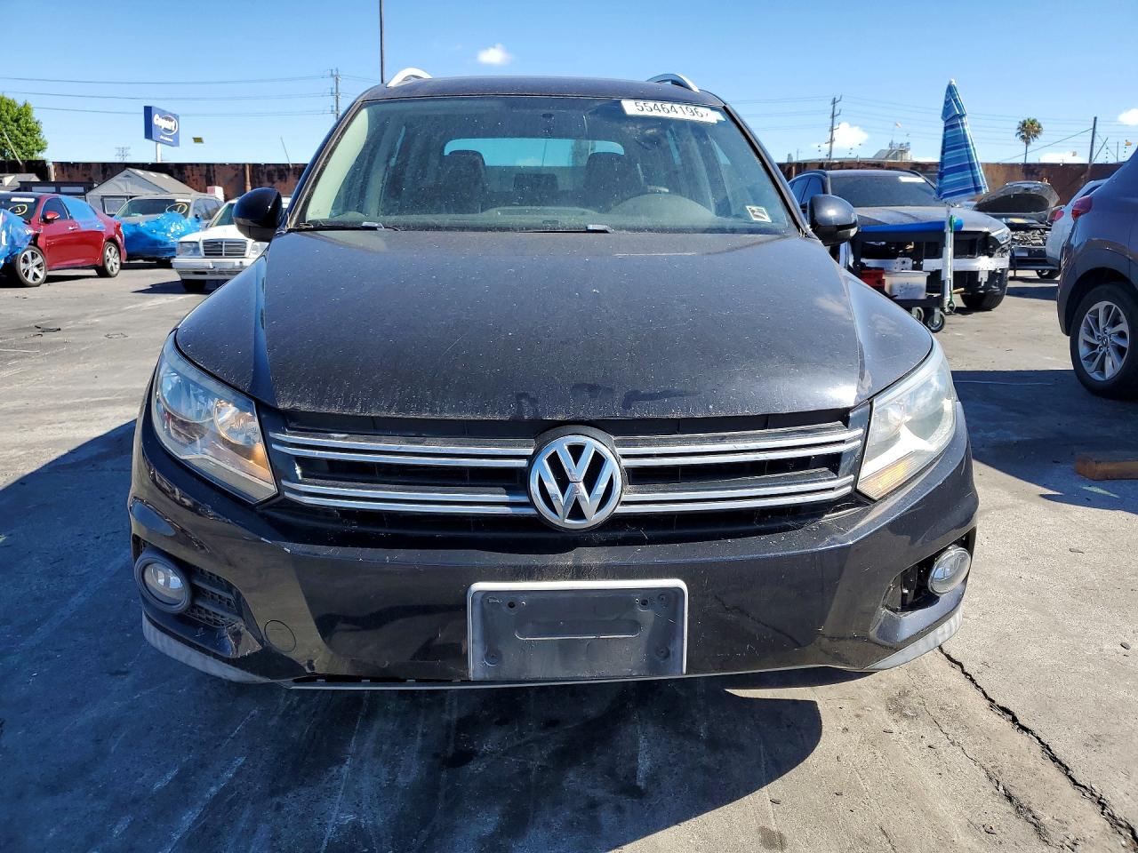2012 Volkswagen Tiguan S Black vin: WVGAV7AX1CW545342