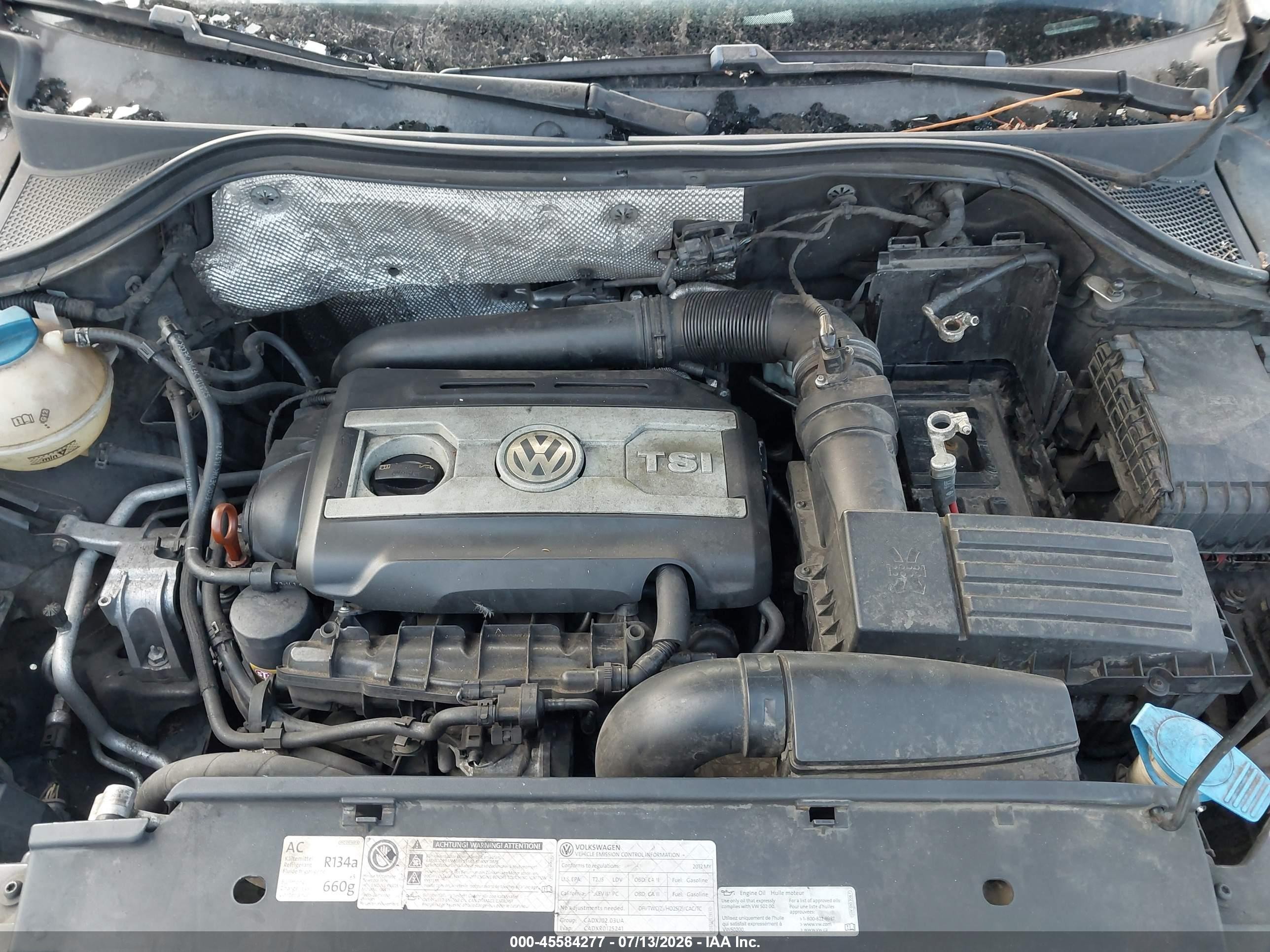2012 Volkswagen Tiguan S Black vin: WVGAV7AX1CW567146