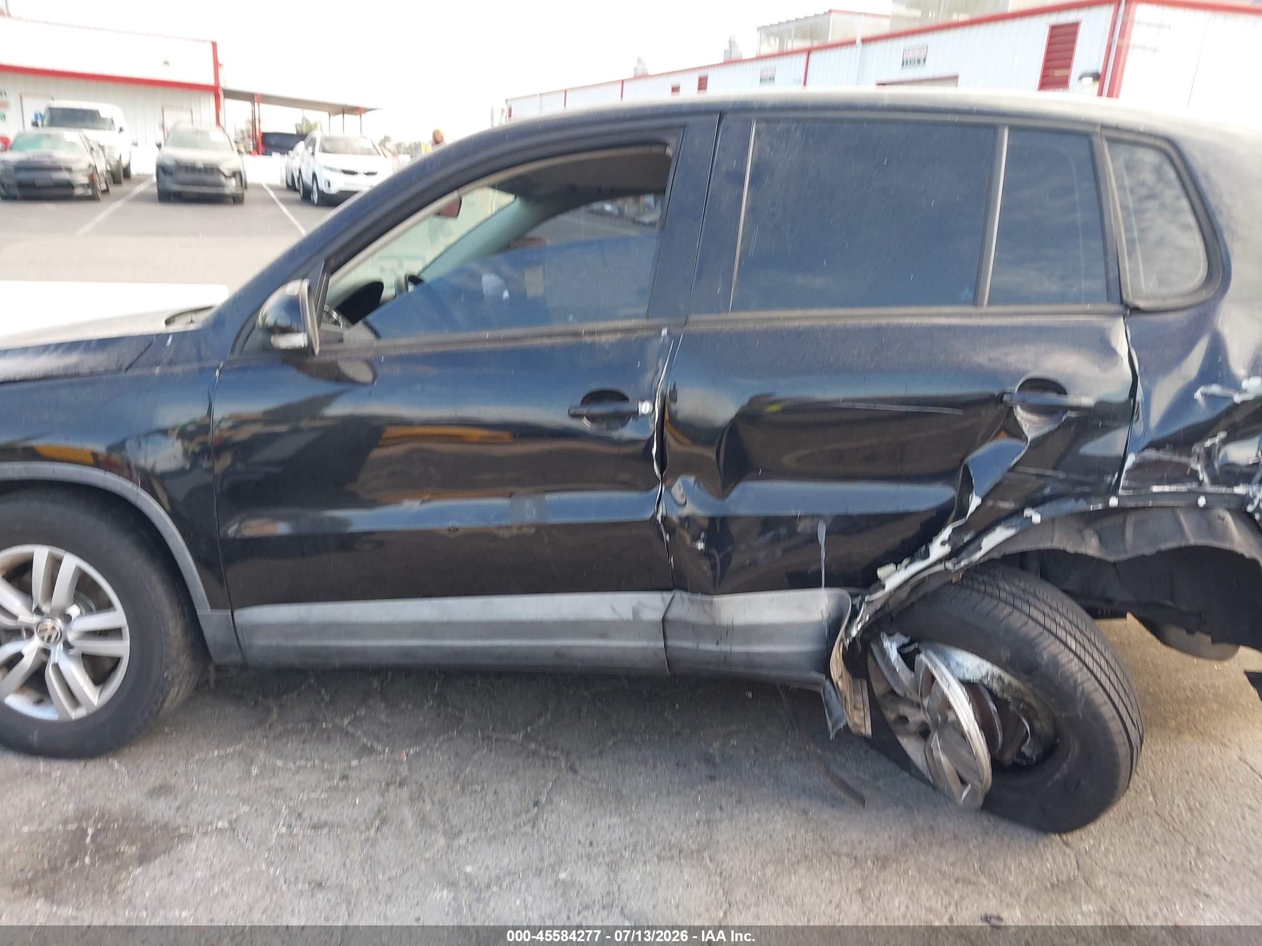 2012 Volkswagen Tiguan S Black vin: WVGAV7AX1CW567146