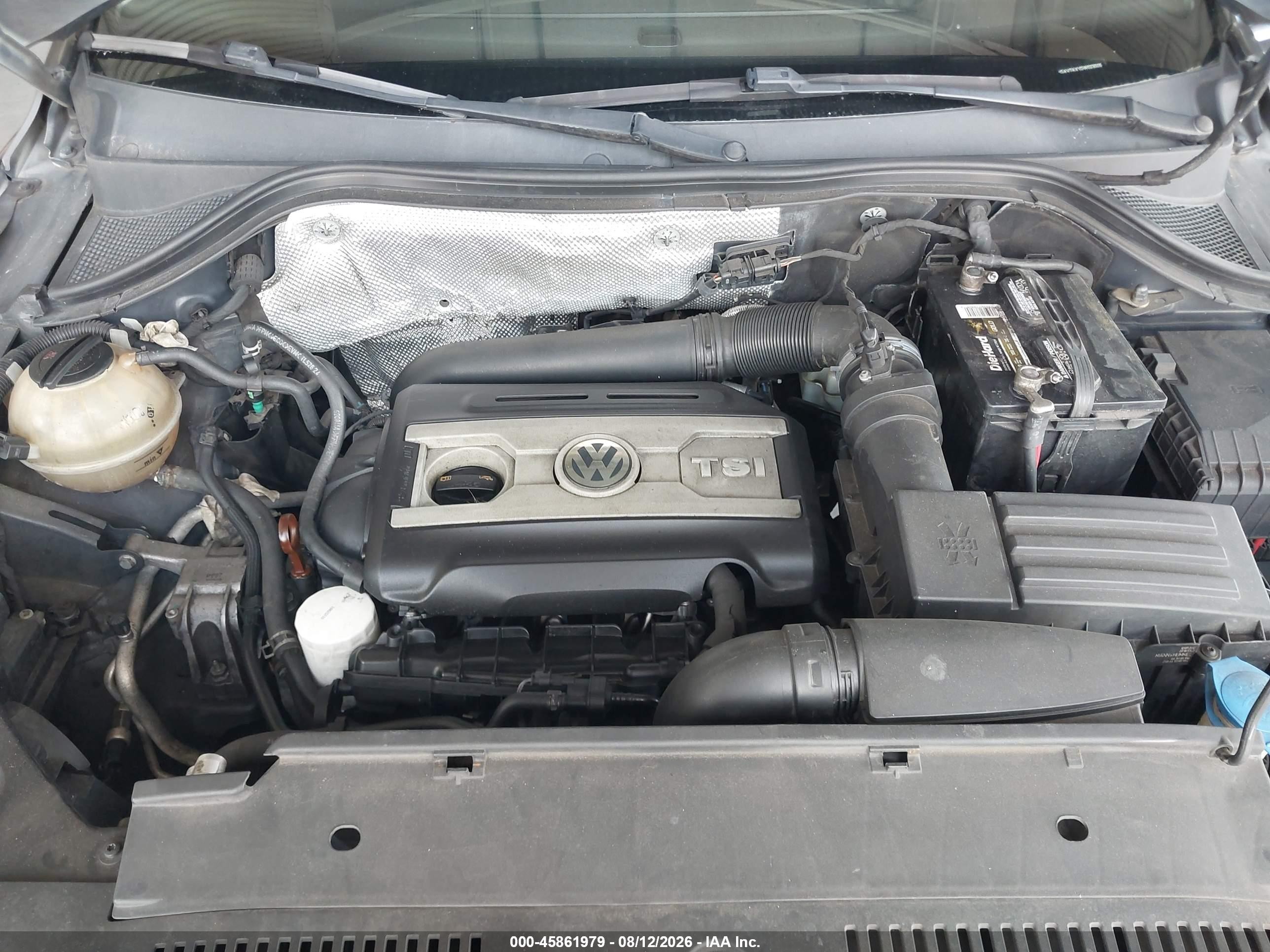 2013 Volkswagen Tiguan Se Gray vin: WVGAV7AX1DW023005