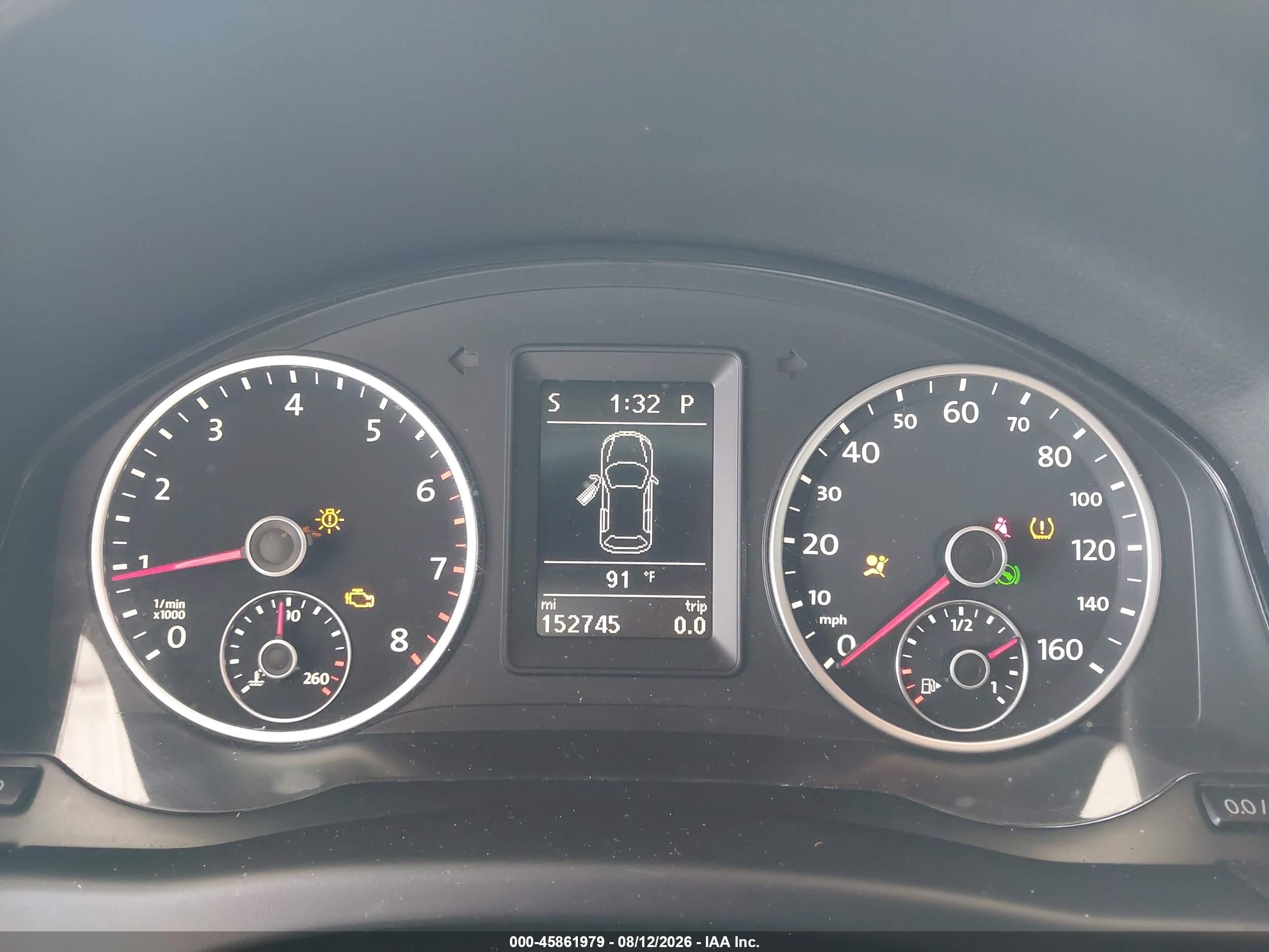 2013 Volkswagen Tiguan Se Gray vin: WVGAV7AX1DW023005
