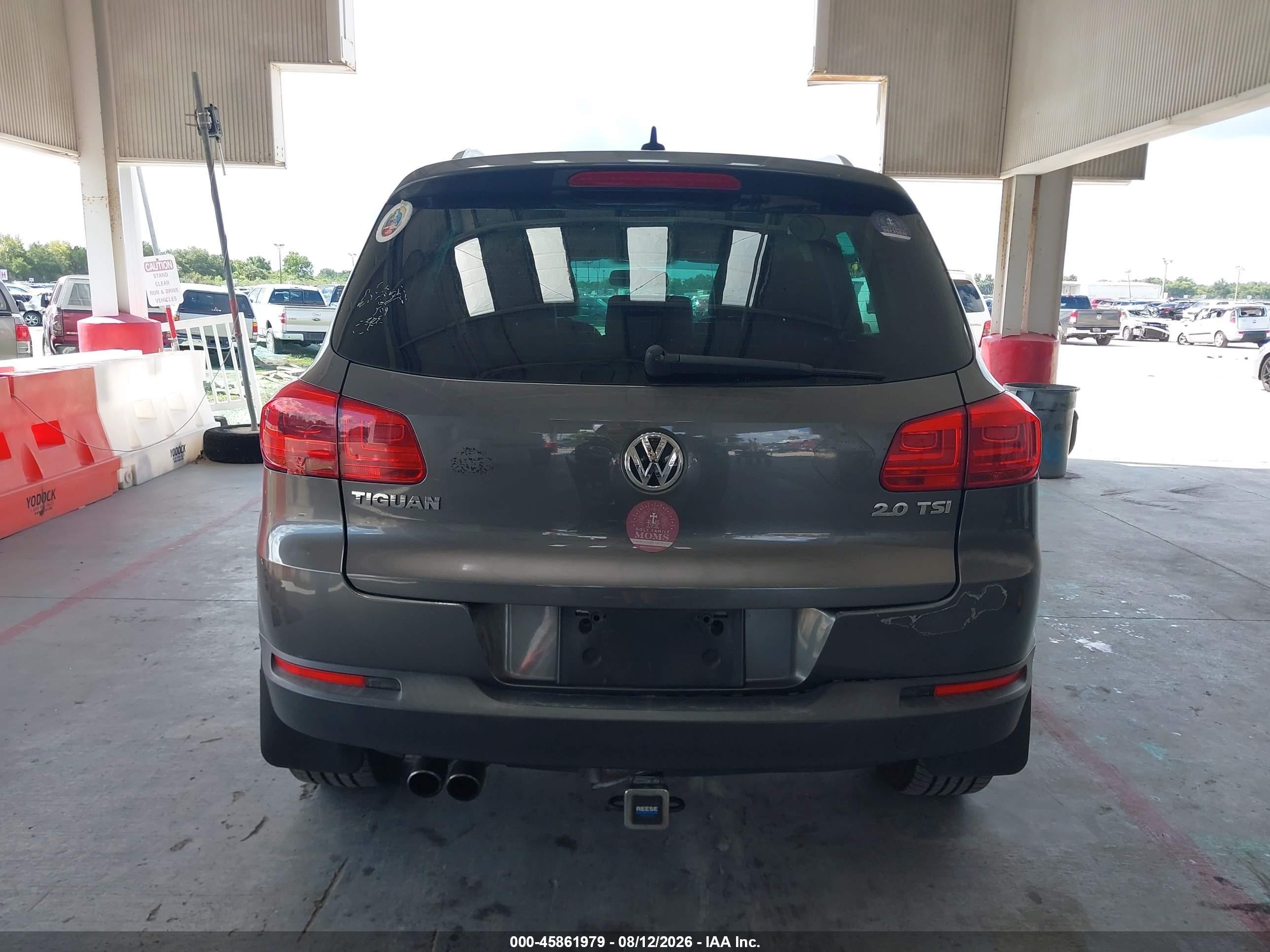 2013 Volkswagen Tiguan Se Gray vin: WVGAV7AX1DW023005