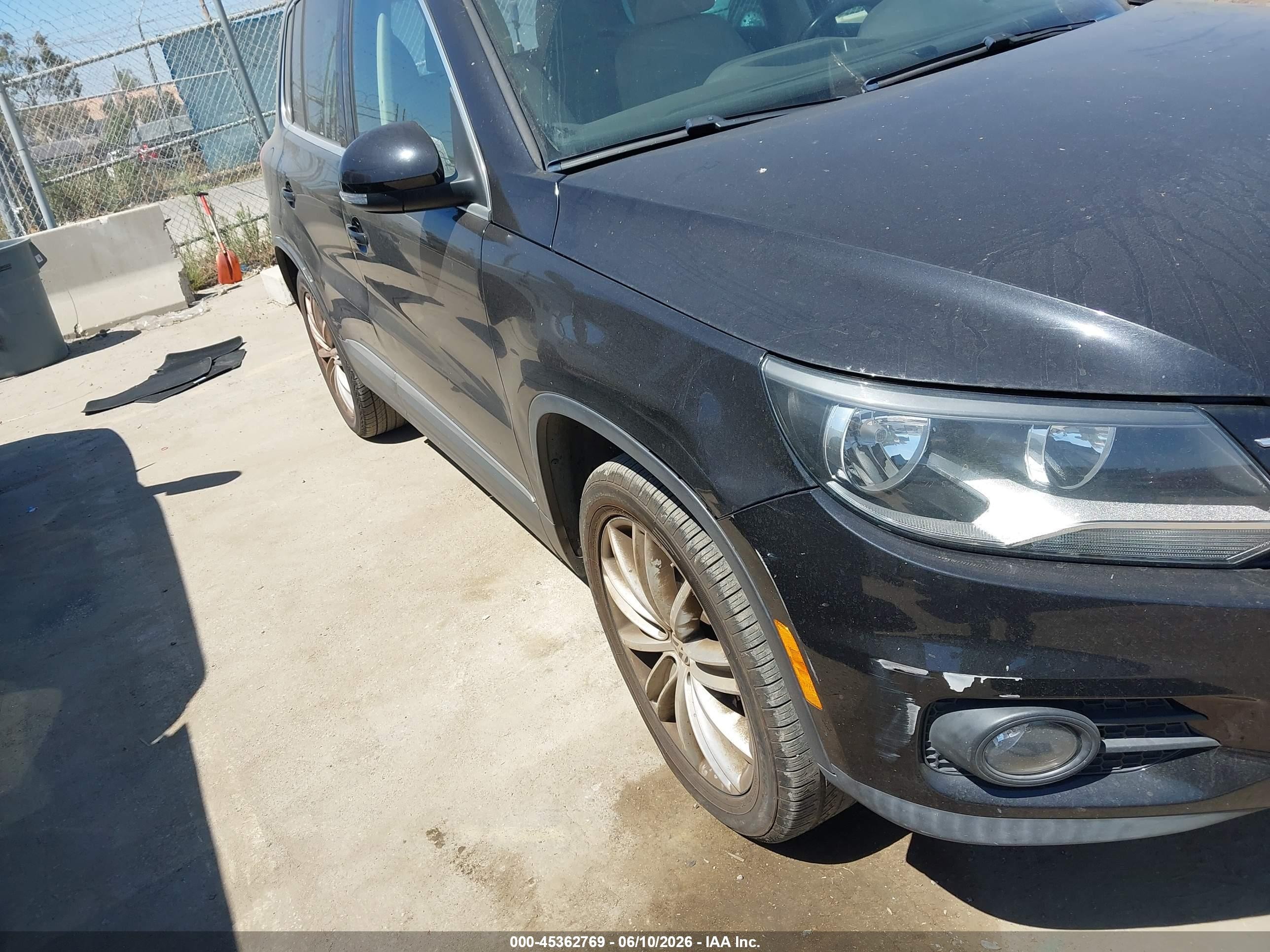 2013 Volkswagen Tiguan Se Черный vin: WVGAV7AX1DW515095
