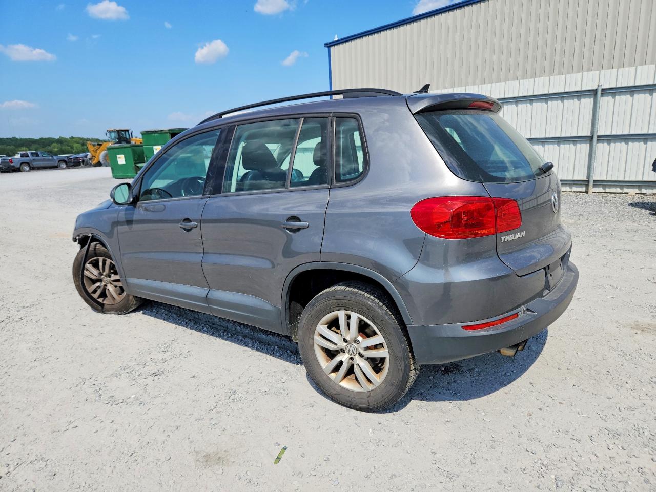 2015 Volkswagen Tiguan S Gray vin: WVGAV7AX1FW512832