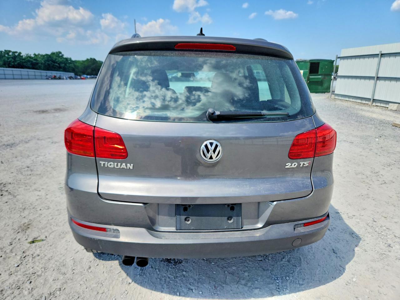 2015 Volkswagen Tiguan S Gray vin: WVGAV7AX1FW512832