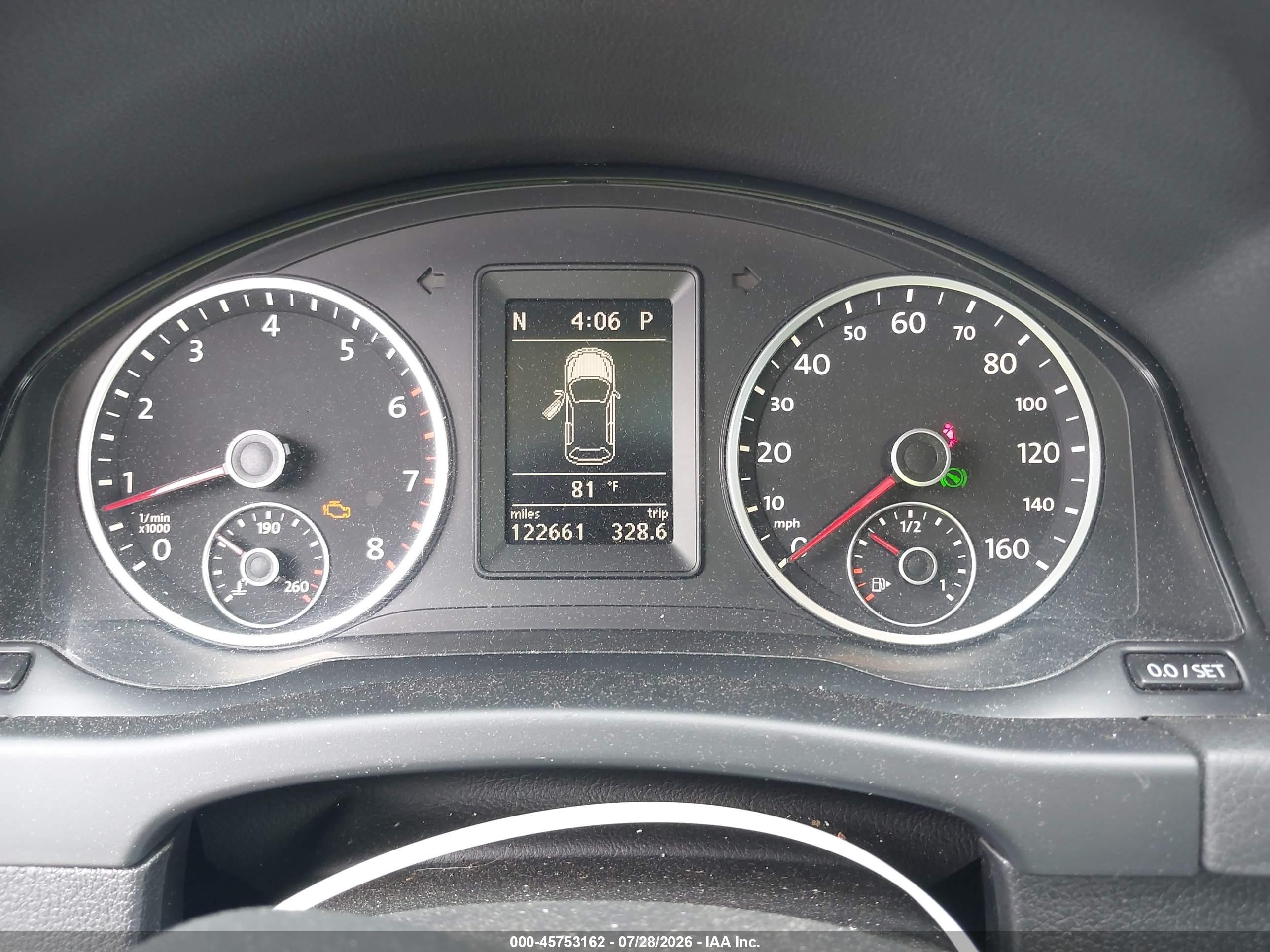2011 Volkswagen Tiguan Se Черный vin: WVGAV7AX2BW528516