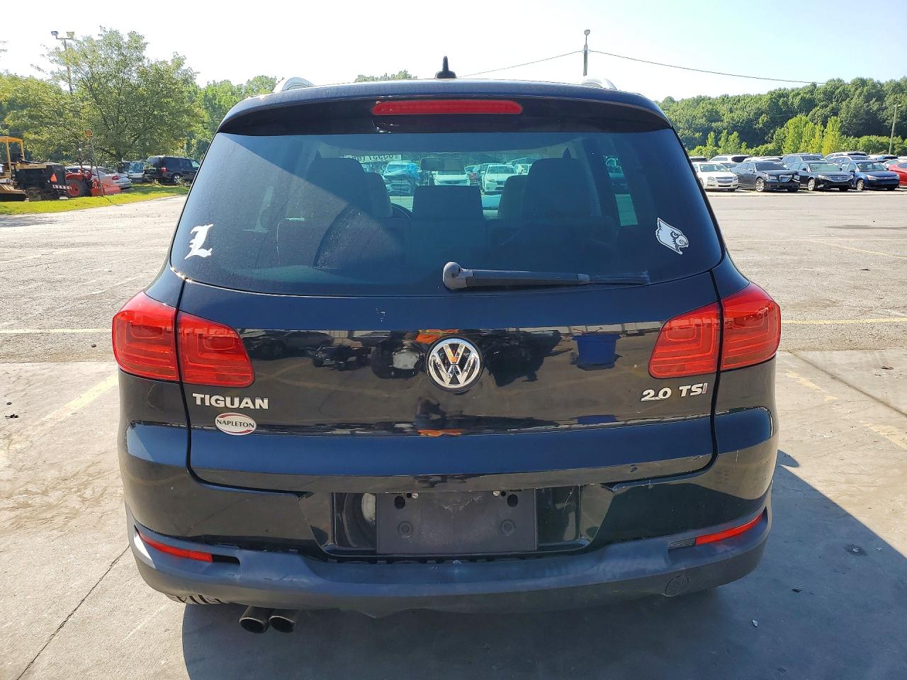 2012 Volkswagen Tiguan S Черный vin: WVGAV7AX2CW530039