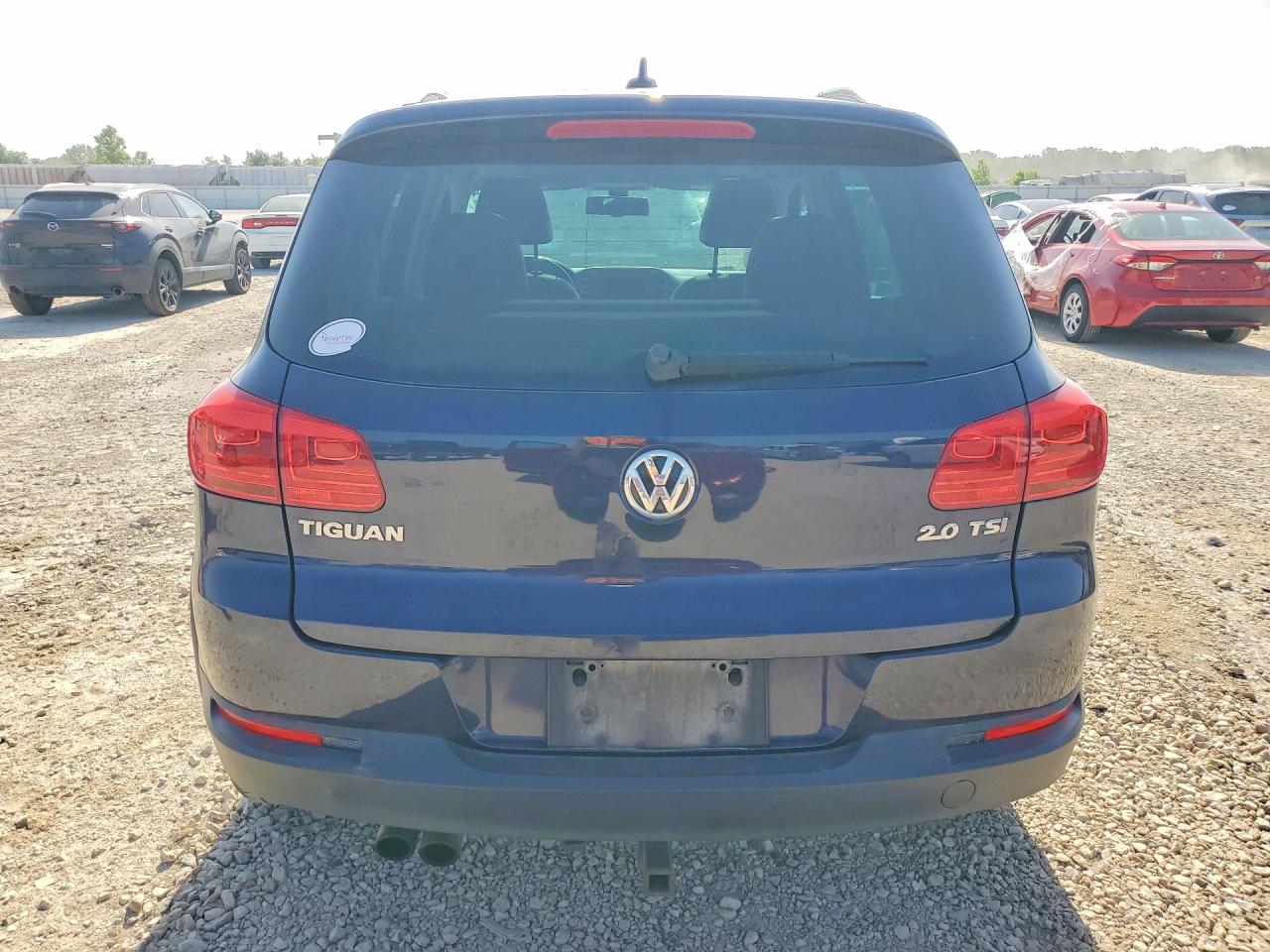 2012 Volkswagen Tiguan S Blue vin: WVGAV7AX2CW547908