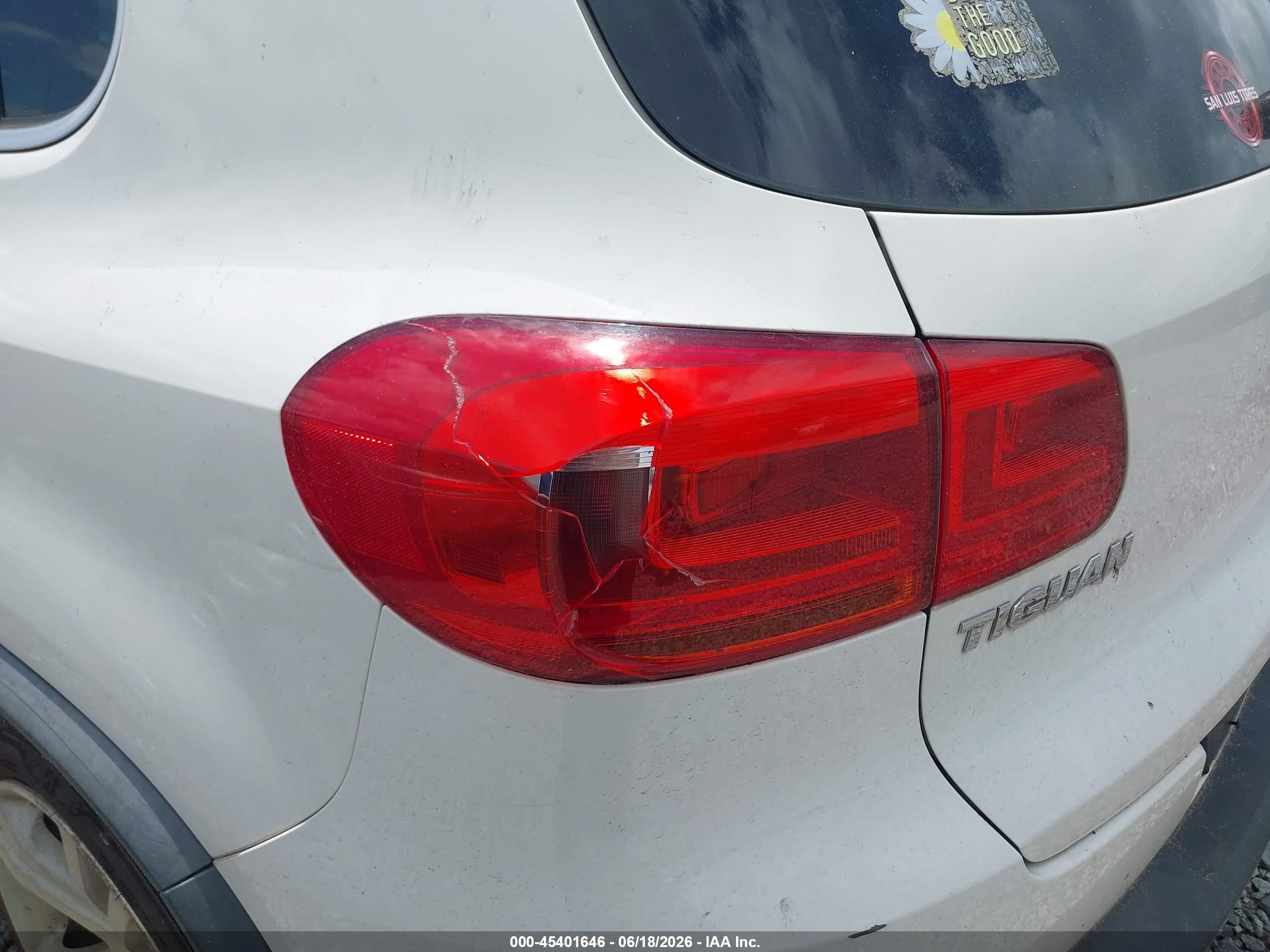 2012 Volkswagen Tiguan Sel White vin: WVGAV7AX2CW557810