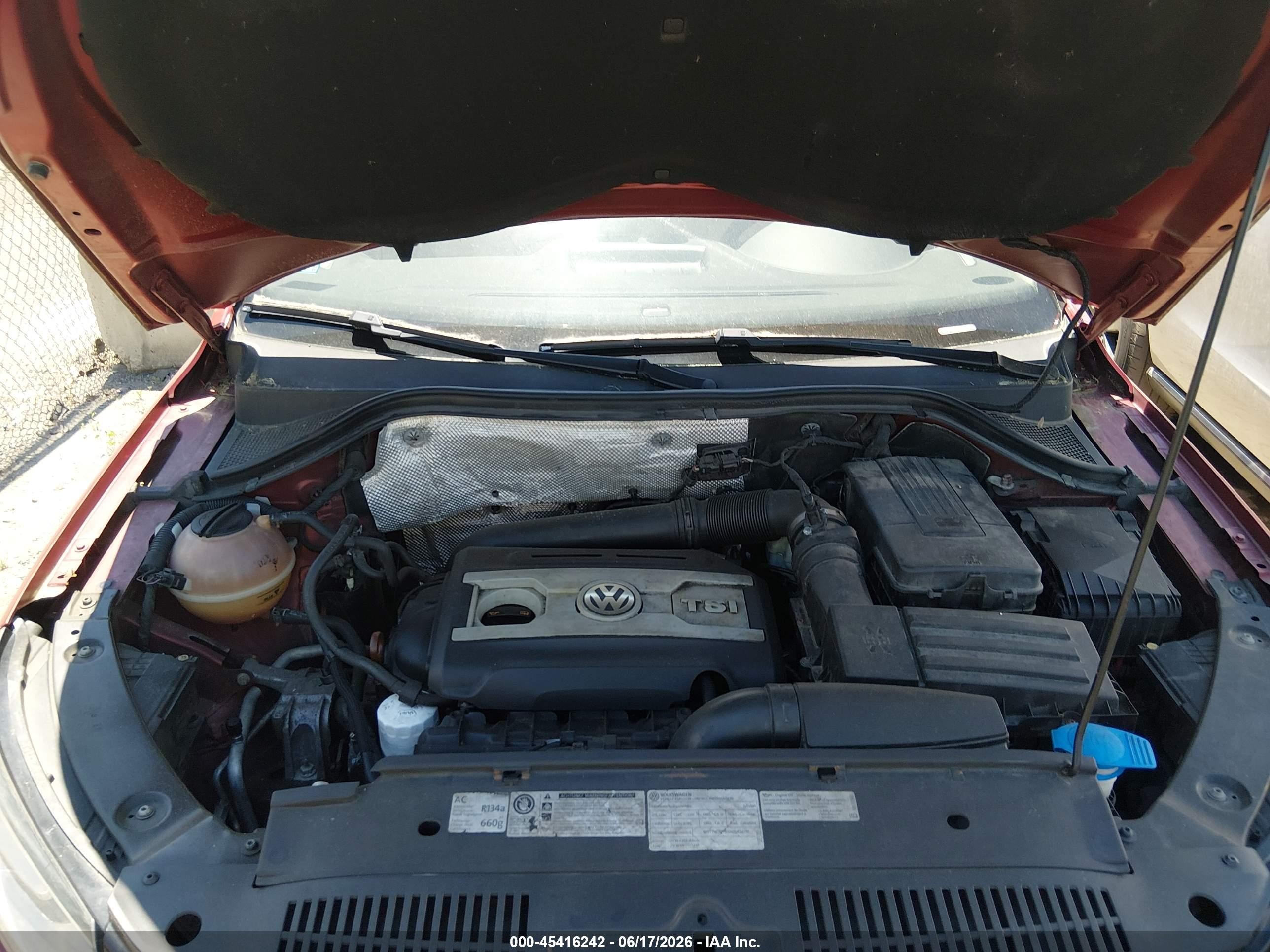 2013 Volkswagen Tiguan Sel Red vin: WVGAV7AX2DW029170