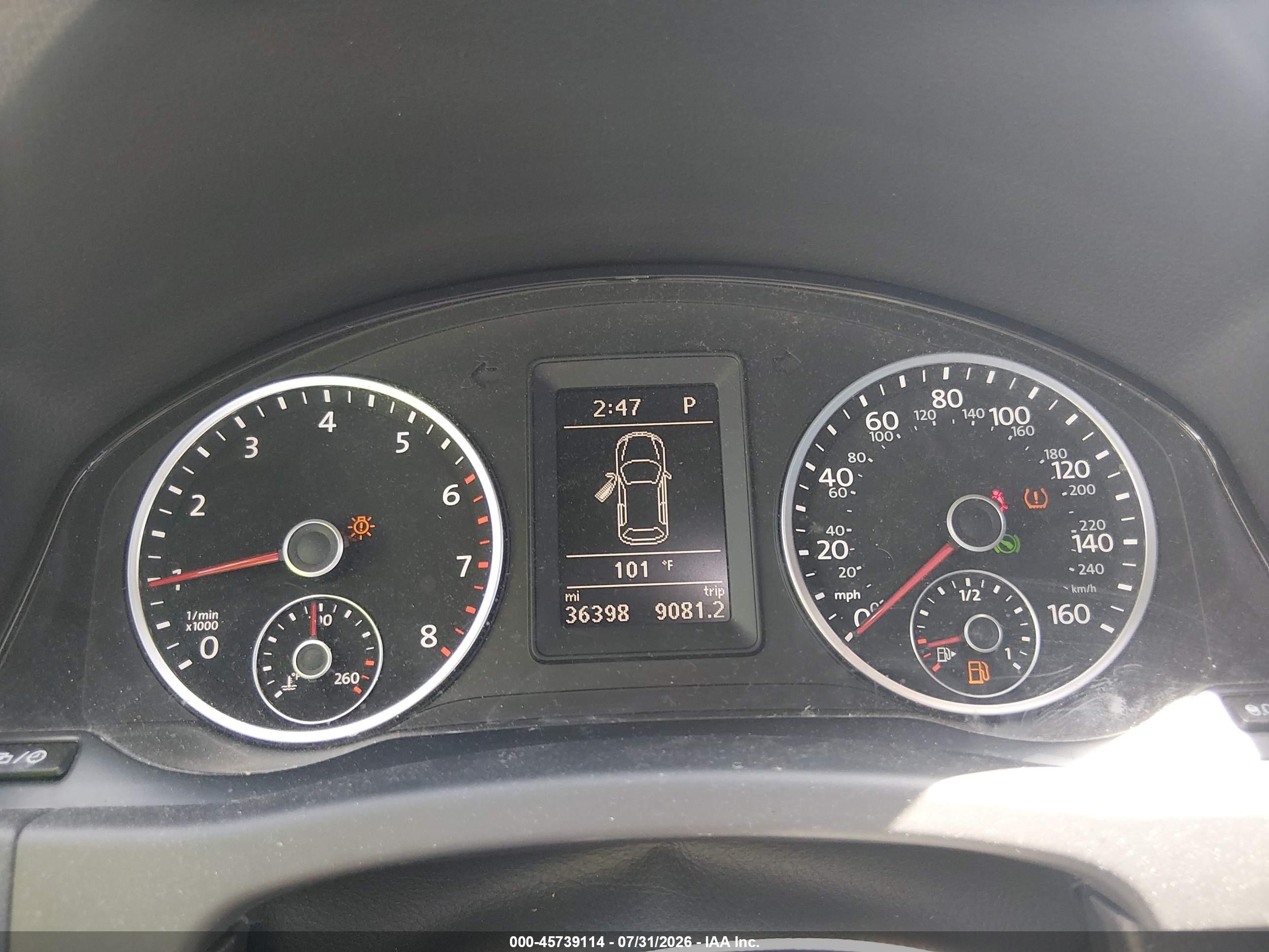 2015 Volkswagen Tiguan R-line Gray vin: WVGAV7AX2FW068716