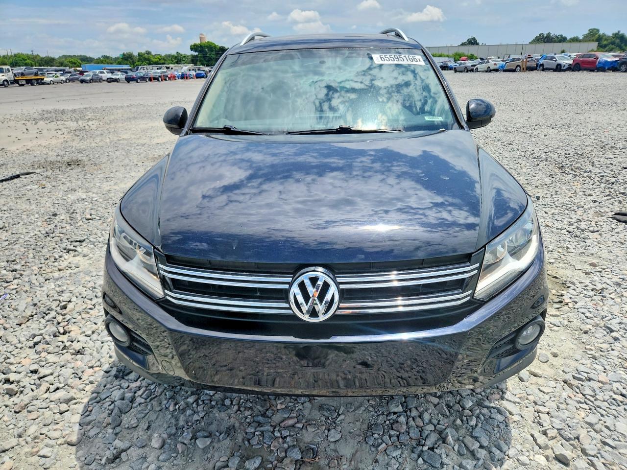 2015 Volkswagen Tiguan S Black vin: WVGAV7AX2FW504531