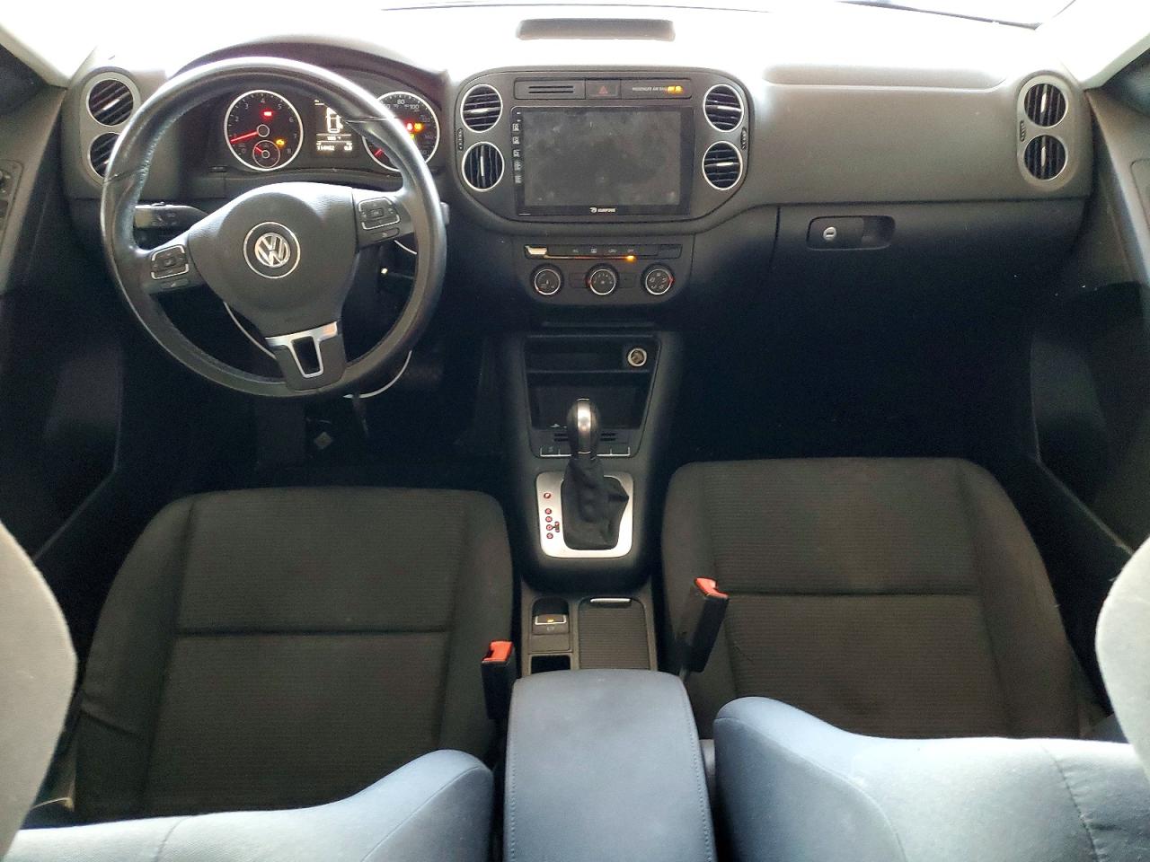 2015 Volkswagen Tiguan S White vin: WVGAV7AX2FW565345