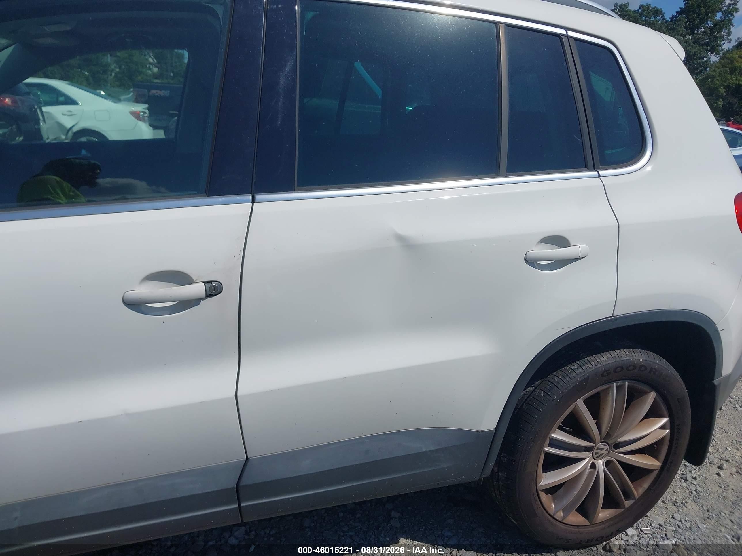 2010 Volkswagen Tiguan Wolfsburg Edition White vin: WVGAV7AX3AW003110