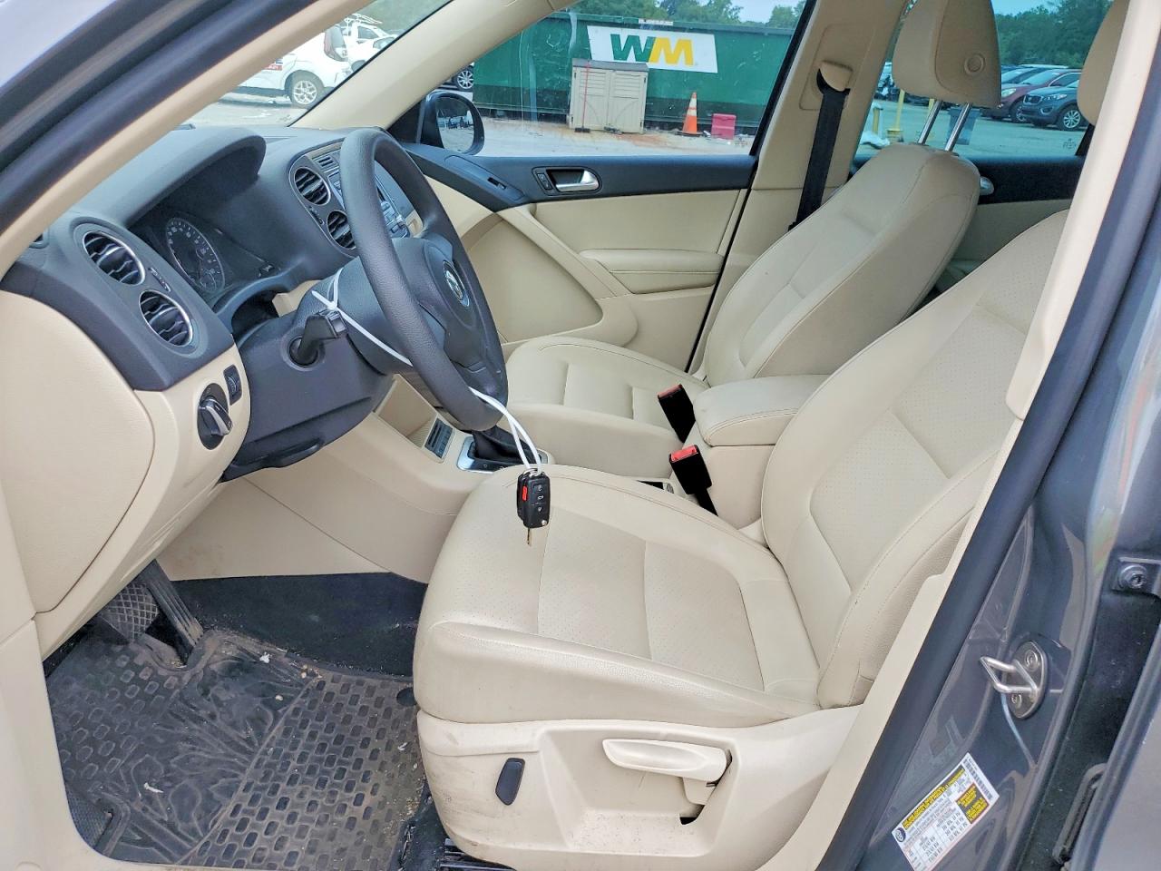 2012 Volkswagen Tiguan S Gray vin: WVGAV7AX3CW086492