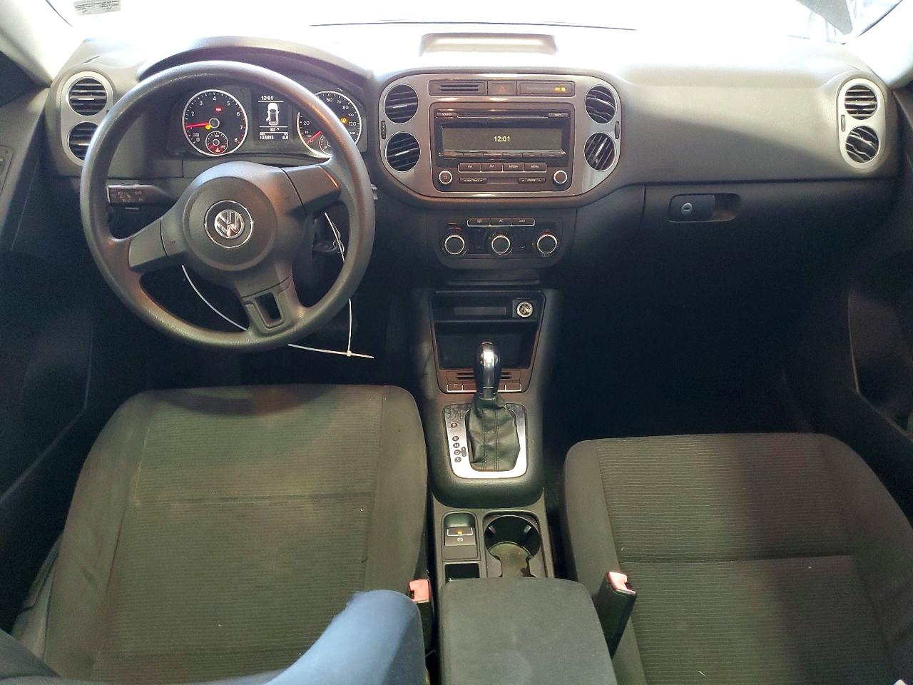 2012 Volkswagen Tiguan S Black vin: WVGAV7AX3CW520684