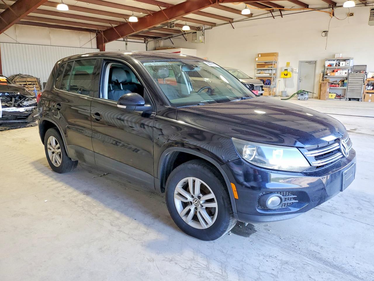 2012 Volkswagen Tiguan S Black vin: WVGAV7AX3CW520684