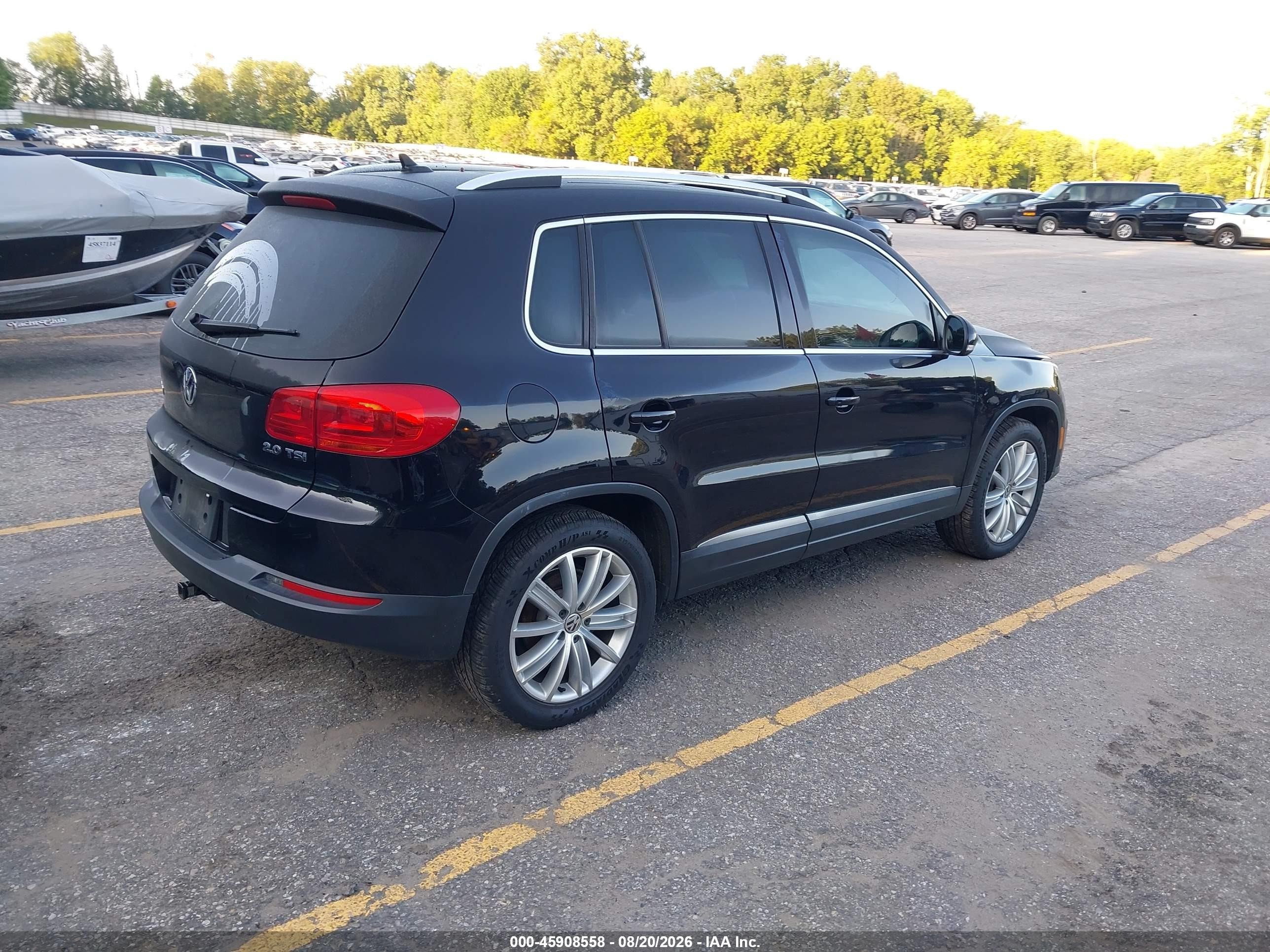 2015 Volkswagen Tiguan Sel Black vin: WVGAV7AX3FW503999