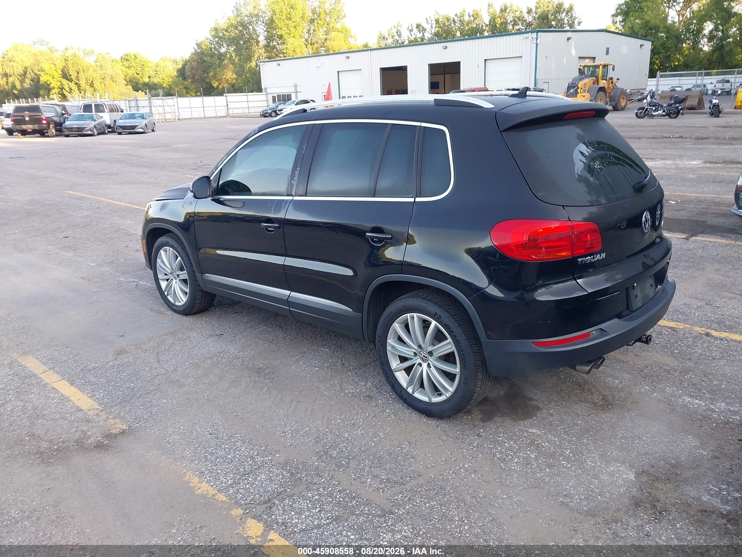 2015 Volkswagen Tiguan Sel Black vin: WVGAV7AX3FW503999