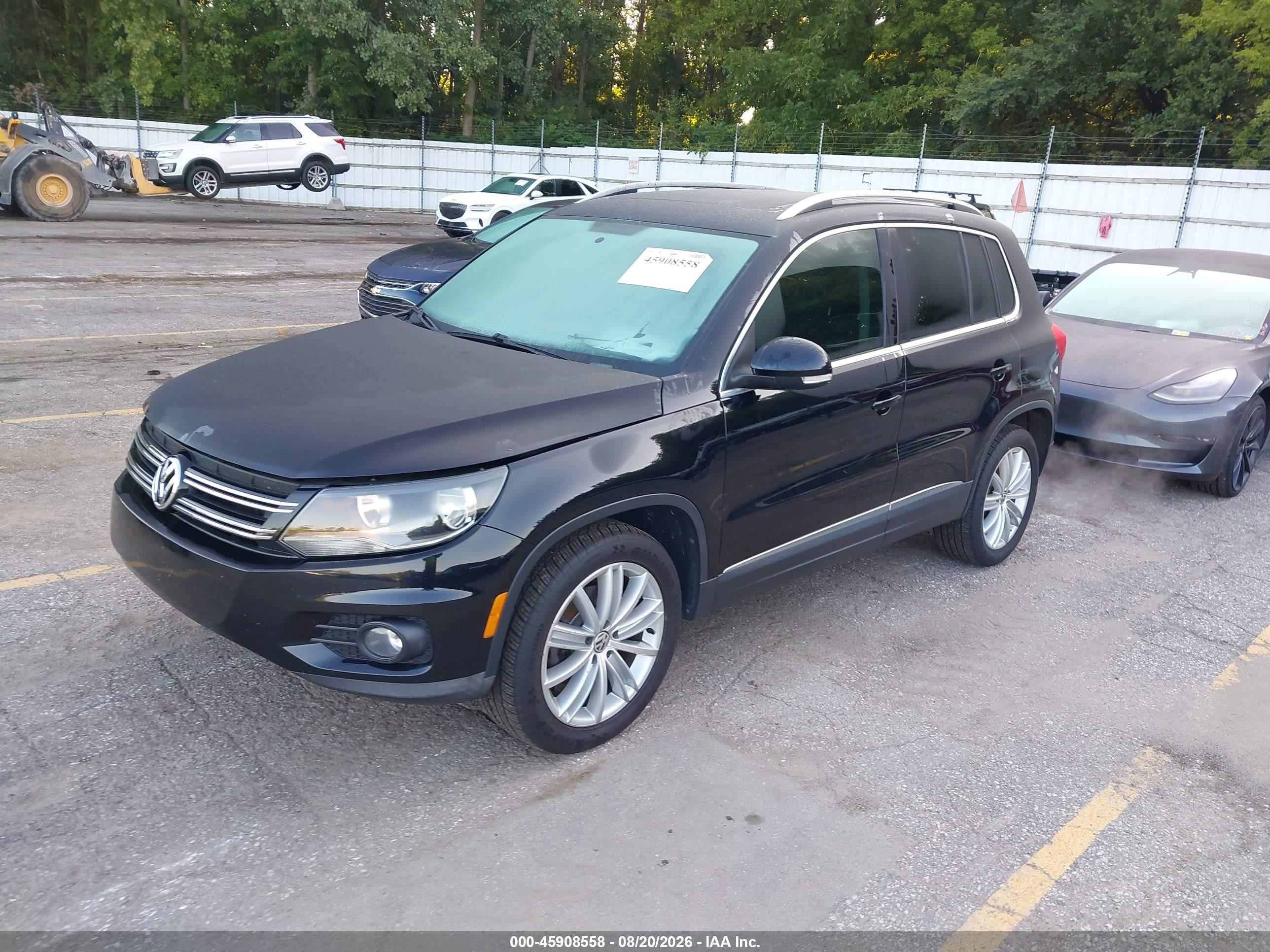 2015 Volkswagen Tiguan Sel Black vin: WVGAV7AX3FW503999